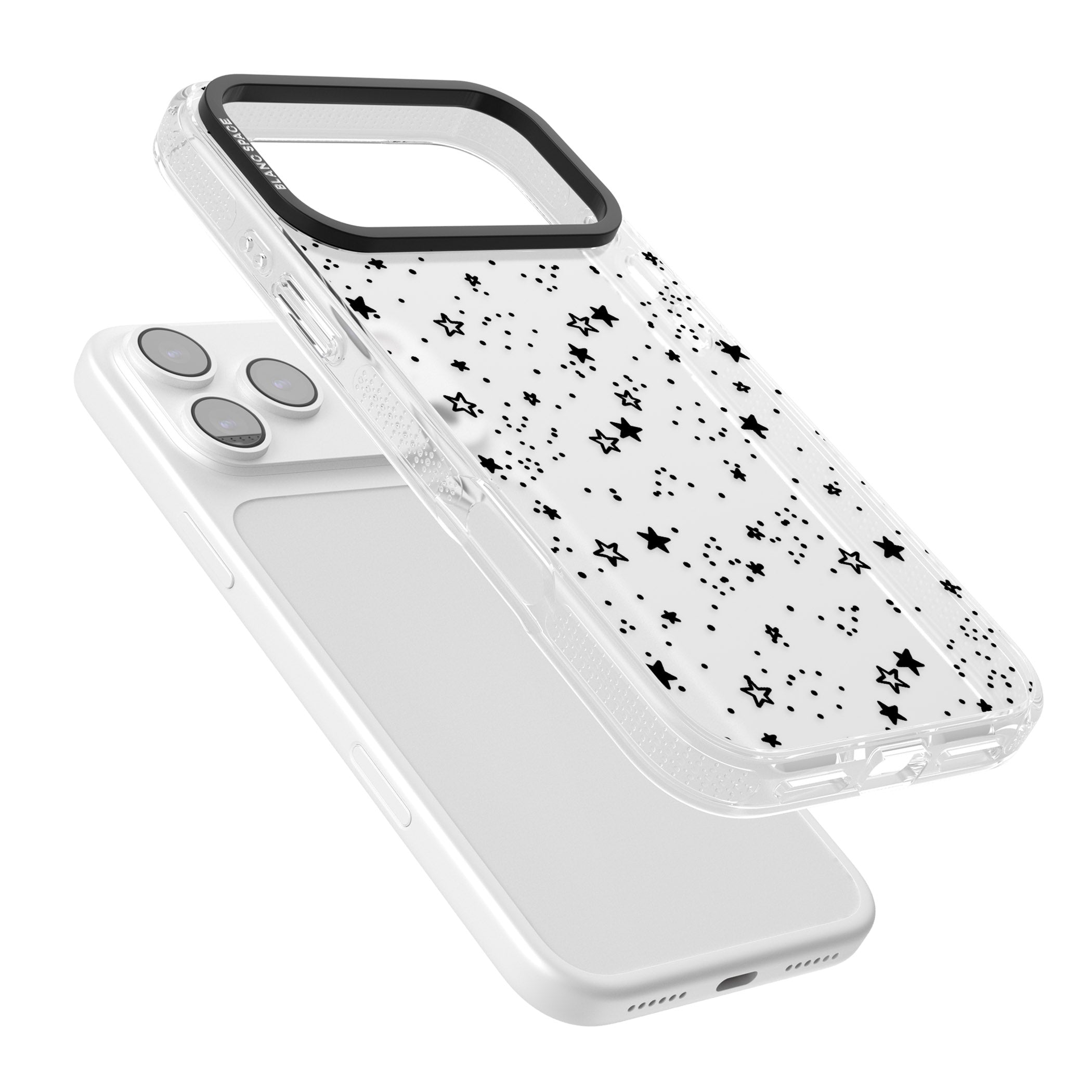 Midnight Stars iPhone 17 Pro Impact Air Clear Phone Case Colours