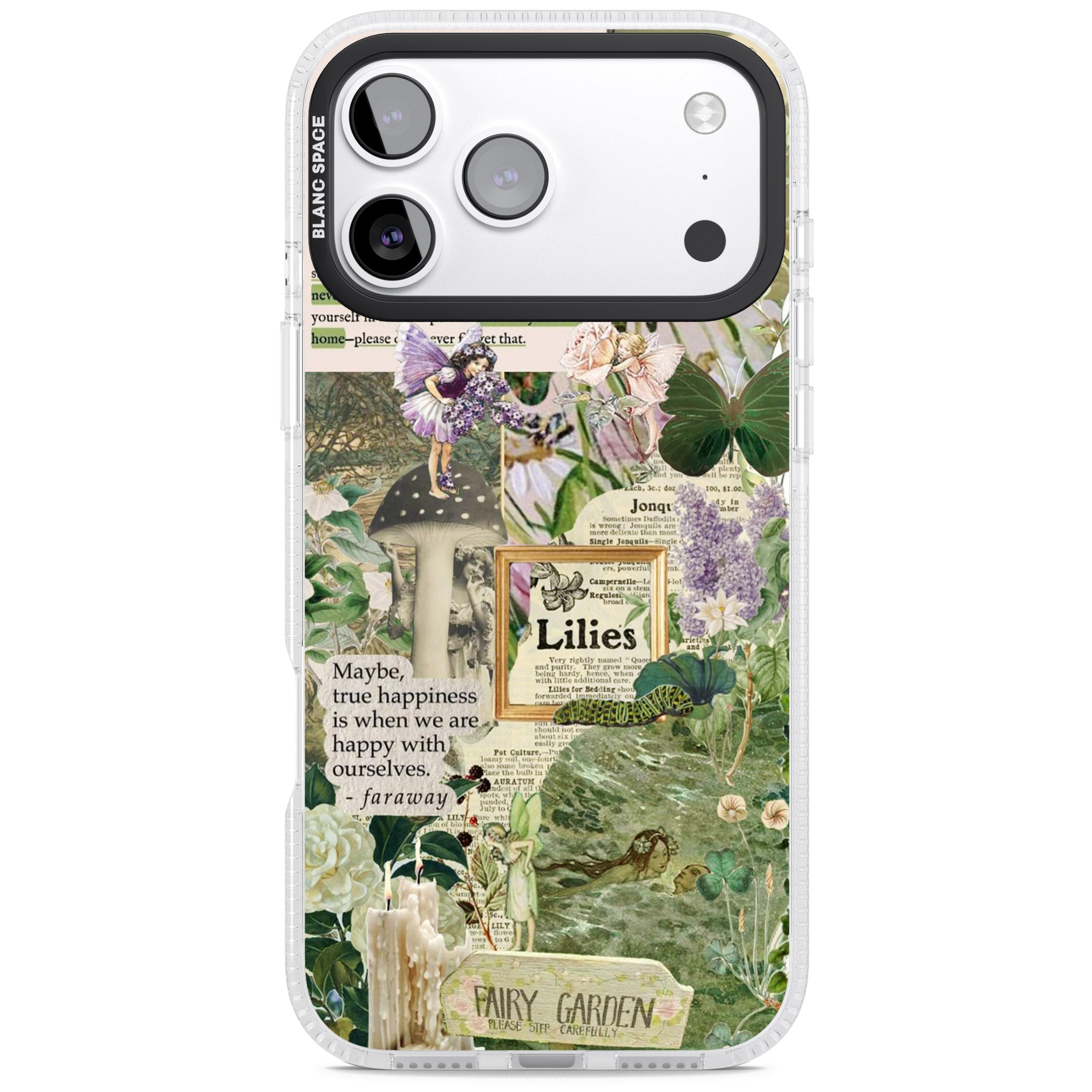 Fairy Garden iPhone 17 Pro Impact Air Clear Phone Case