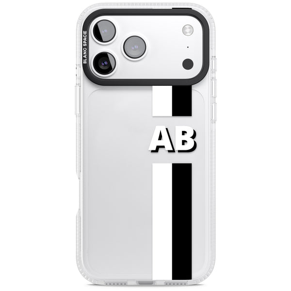 Personalised Bold Two Stripe Name