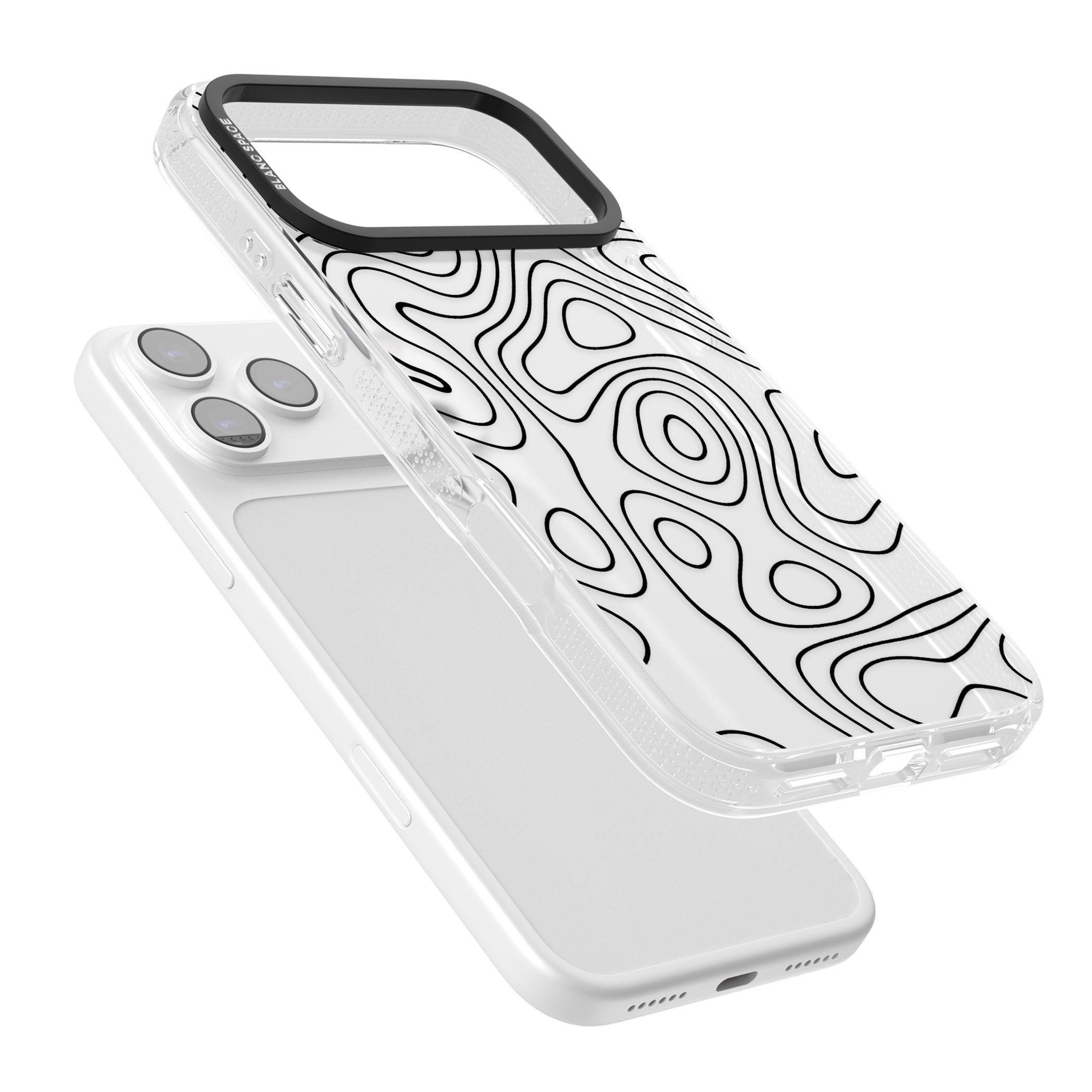 Damascus Steel iPhone 17 Pro Impact Air Clear Phone Case Colours