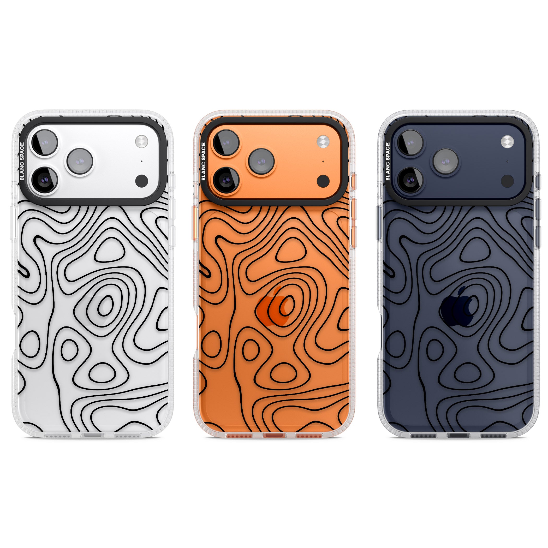 Damascus Steel iPhone 17 Pro Impact Air Clear Phone Case APT Impact Protection