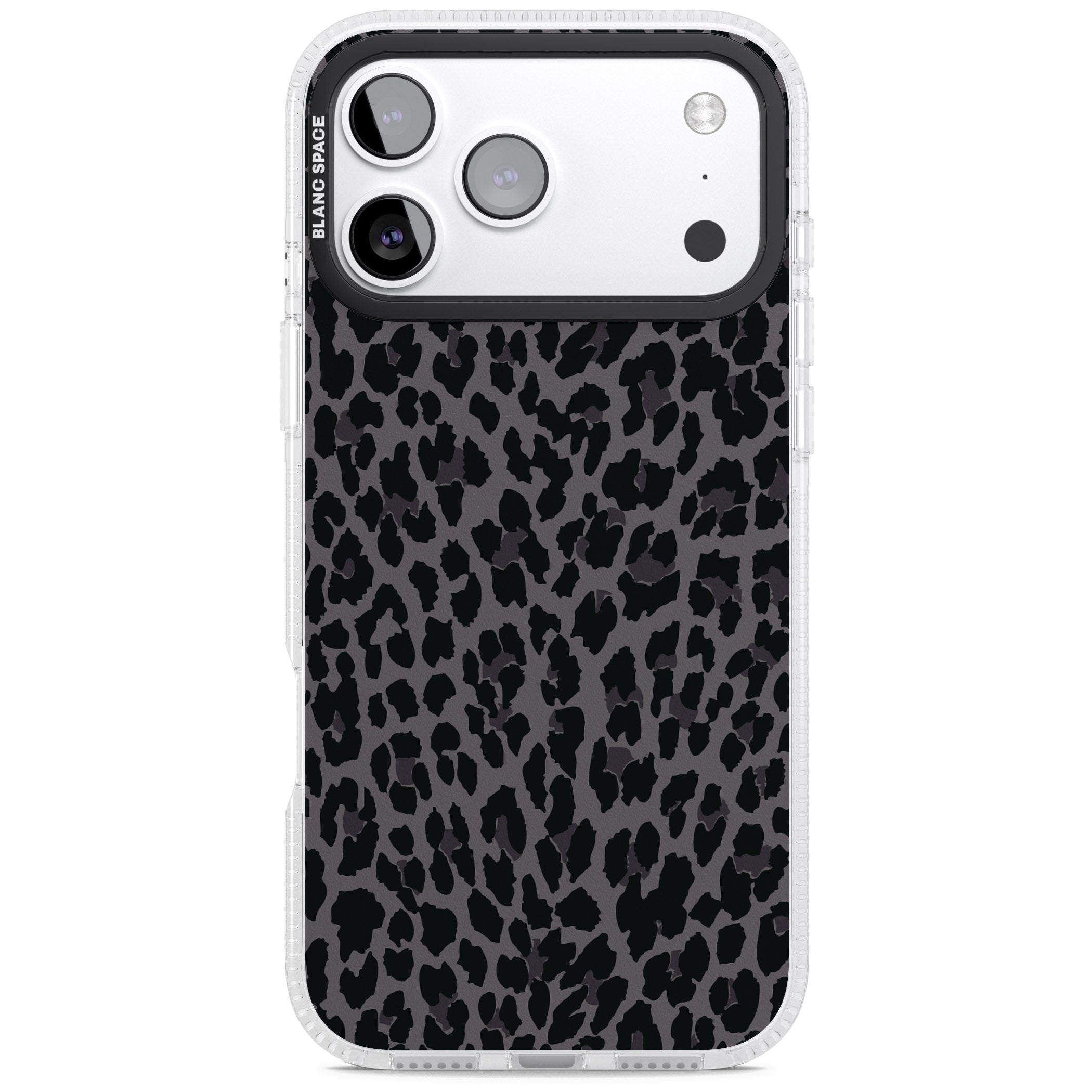 Dark Animal Print iPhone 17 Pro Impact Air Clear Phone Case