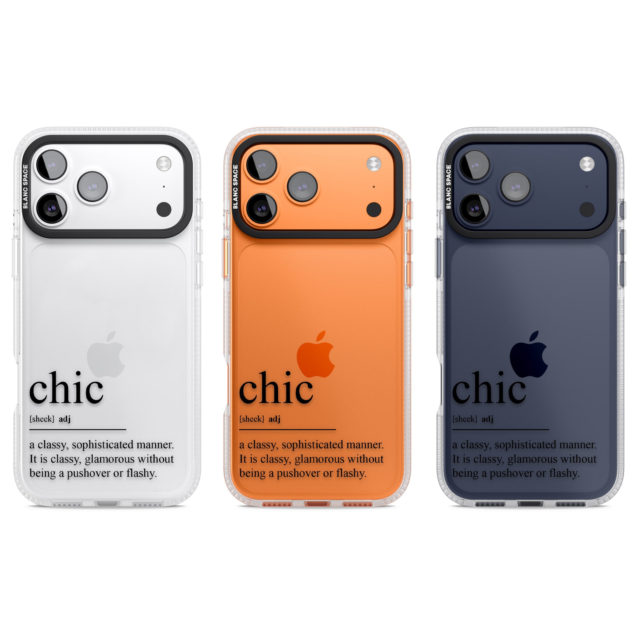 Chic iPhone 17 Pro Impact Air Clear Phone Case APT Impact Protection