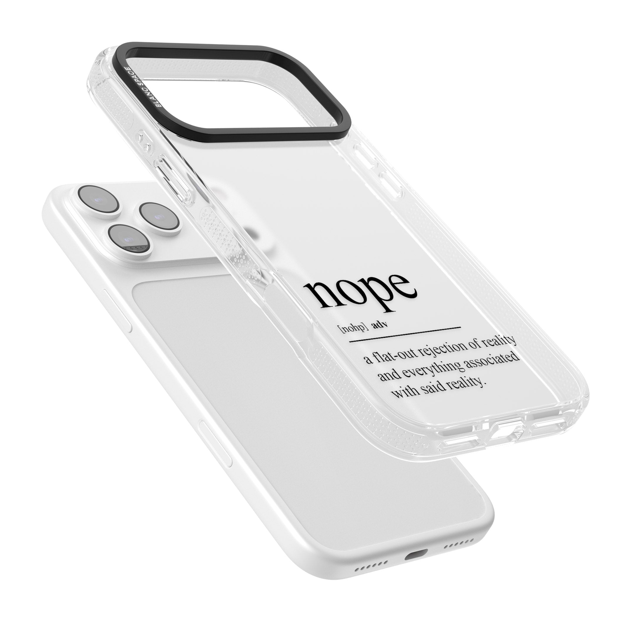 Nope iPhone 17 Pro Impact Air Clear Phone Case Colours