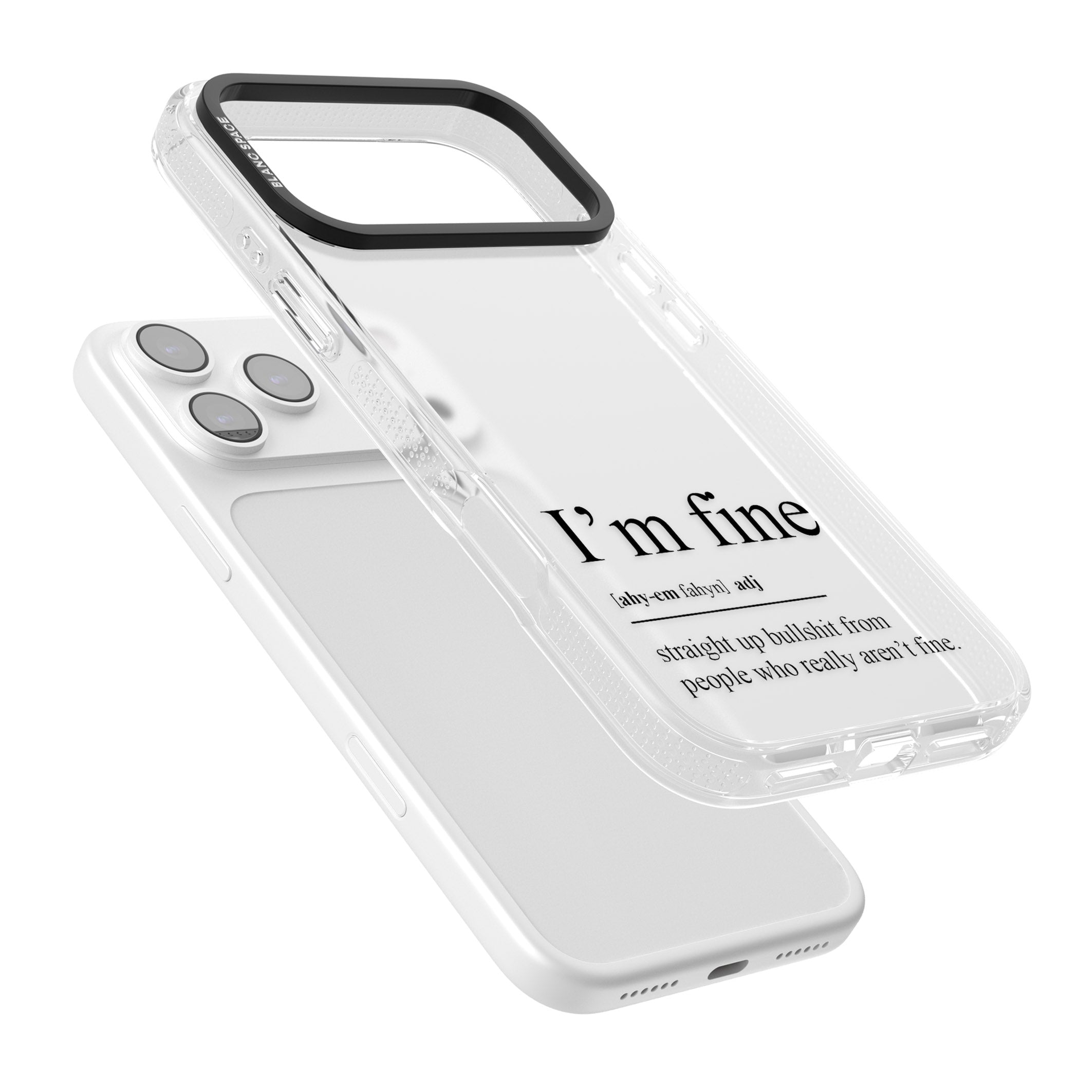 Im Fine iPhone 17 Pro Impact Air Clear Phone Case Colours