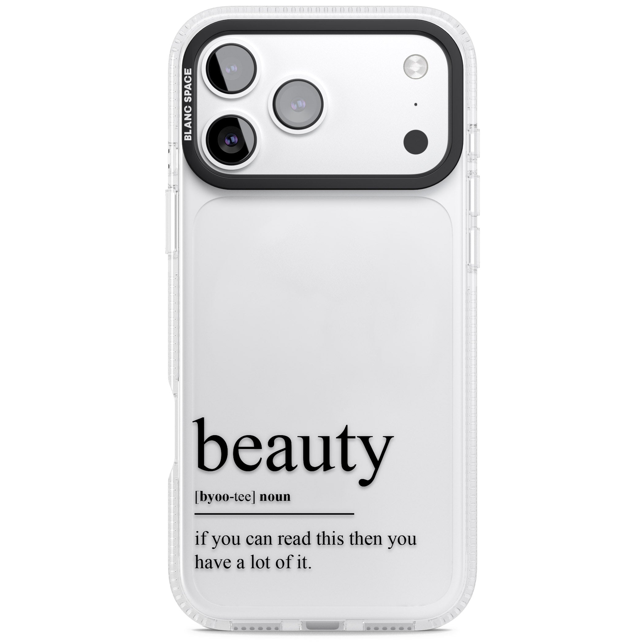 Beauty iPhone 17 Pro Impact Air Clear Phone Case