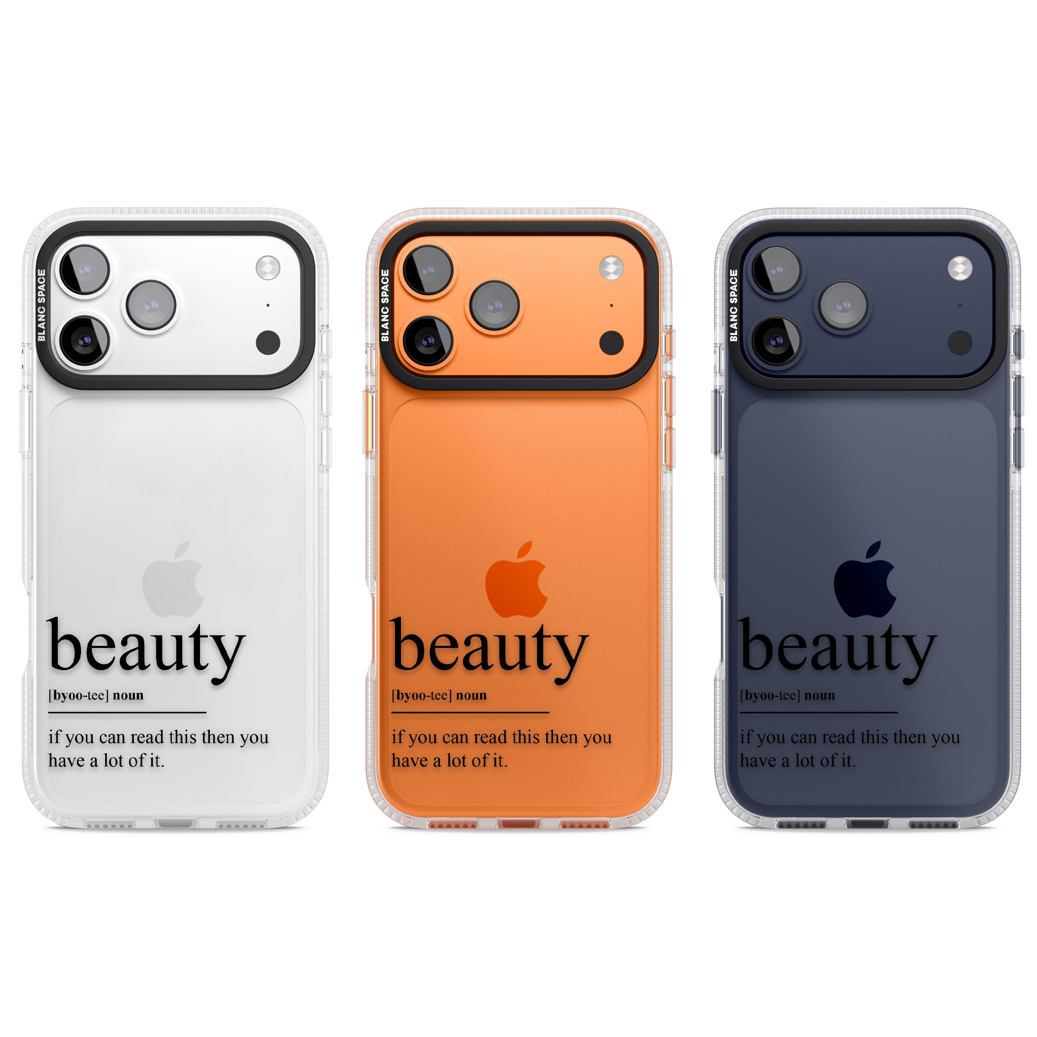 Beauty iPhone 17 Pro Impact Air Clear Phone Case APT Impact Protection