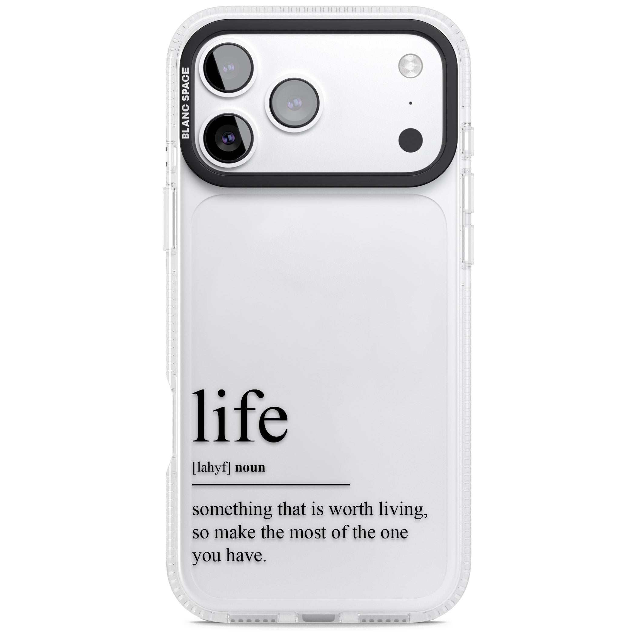 Life iPhone 17 Pro Impact Air Clear Phone Case