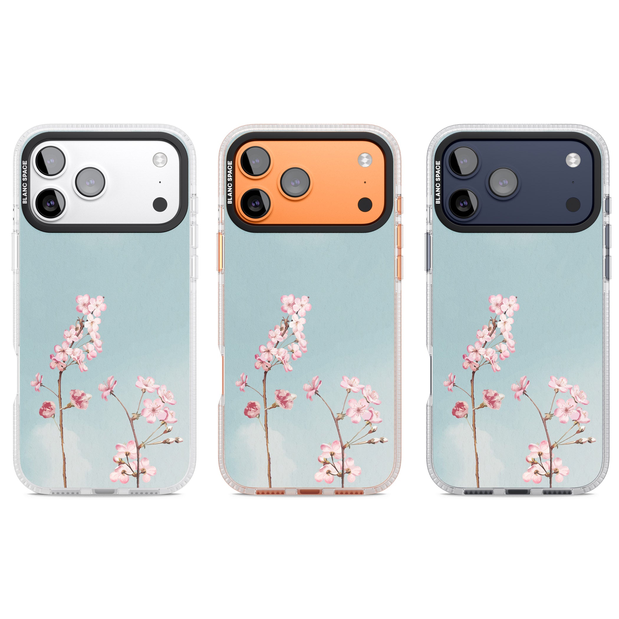 Blossom Flower Sky iPhone 17 Pro Impact Air Clear Phone Case APT Impact Protection
