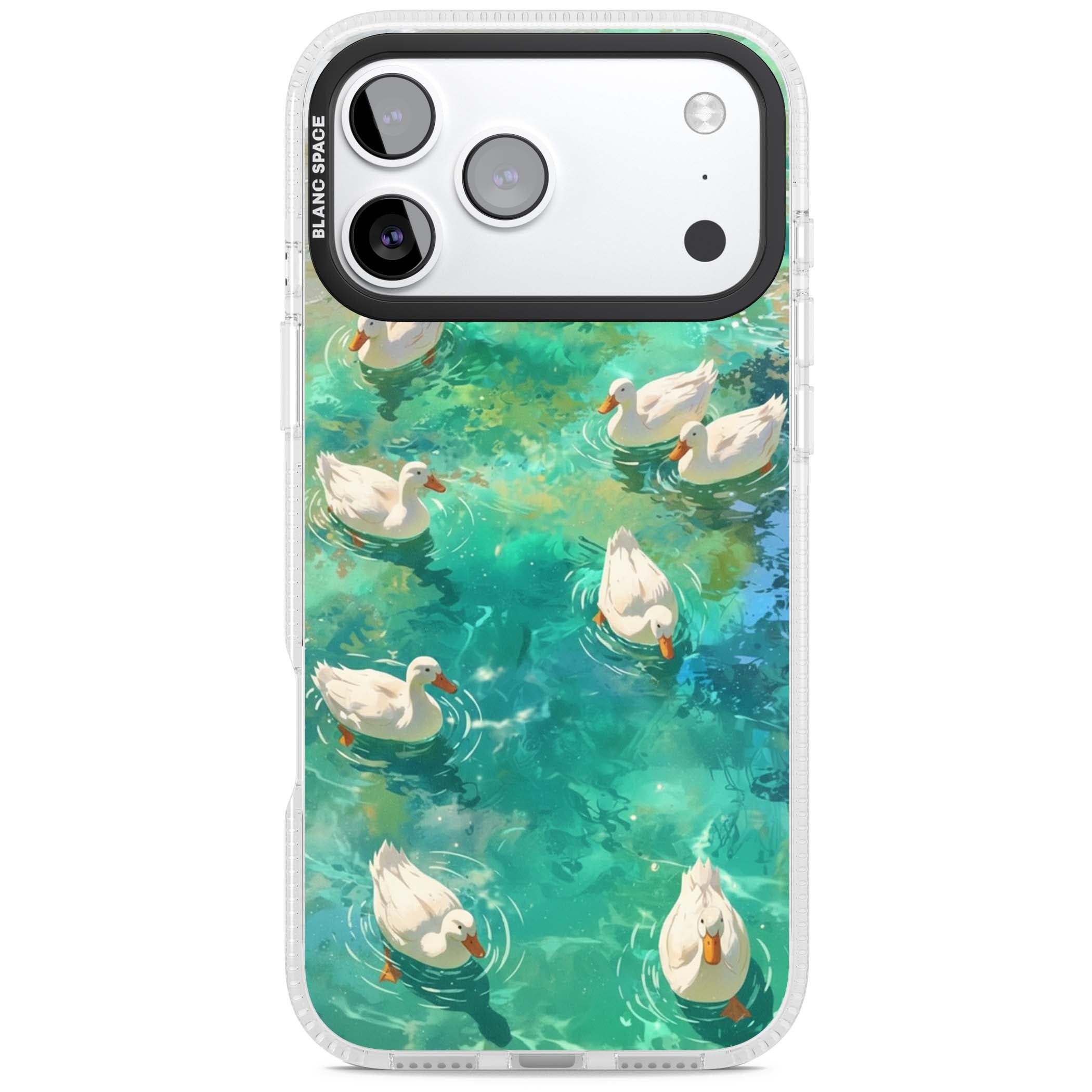 Ducks In The Pond for her iPhone case | Clear Case Impact Air case for iPhone 17 Pro, iPhone 17 Pro Max