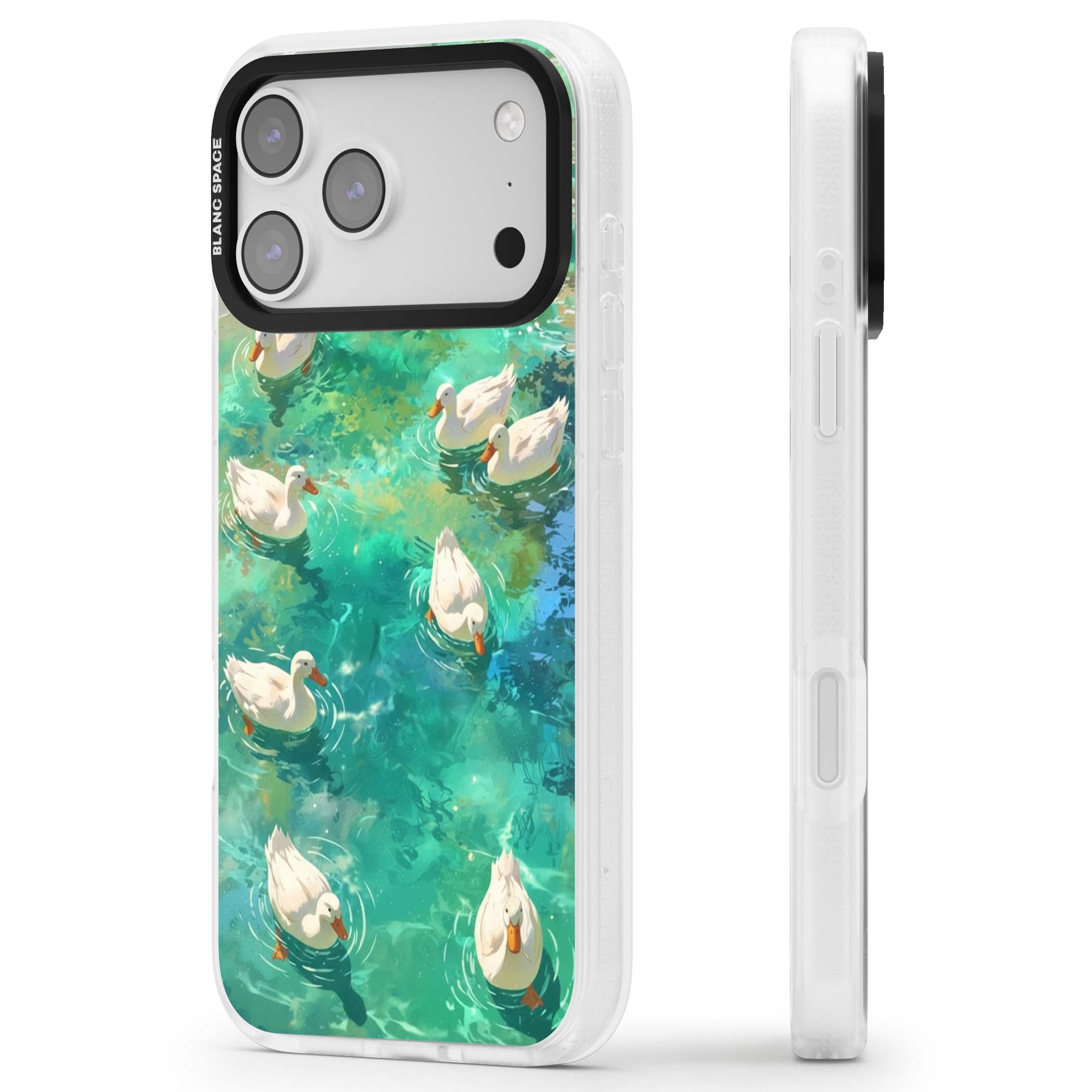 Ducks In The Pond for her iPhone case | Clear Case Impact Air case for iPhone 17 Pro, iPhone 17 Pro Max