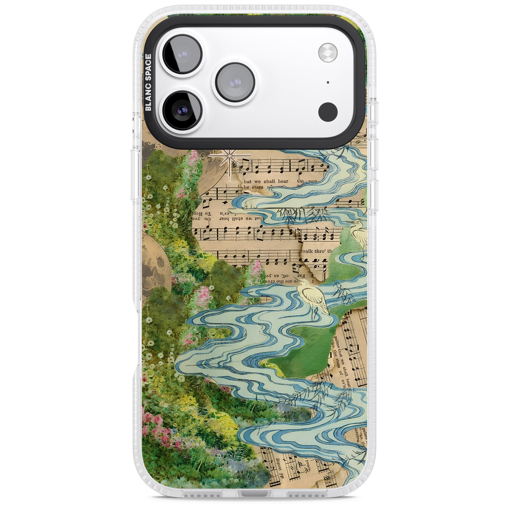 Musical River iPhone 17 Pro Impact Air Clear Phone Case