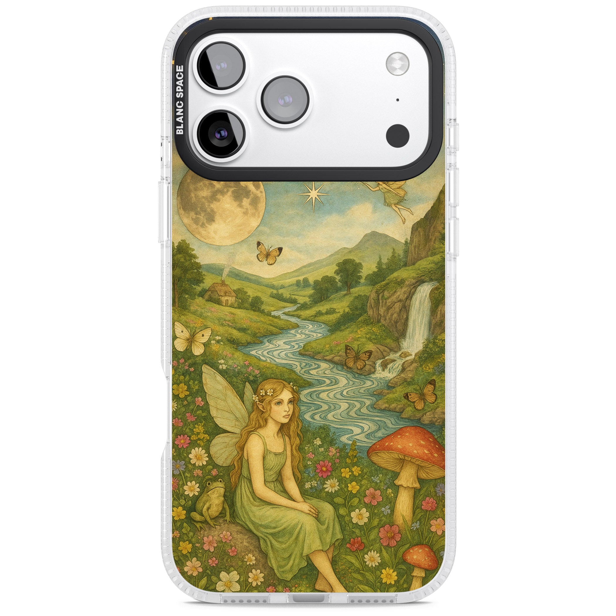 Nature Fairy iPhone 17 Pro Impact Air Clear Phone Case