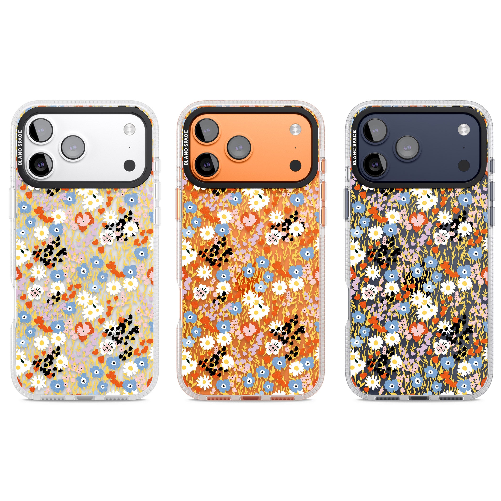 Floral Delight: Vibrant Blooms iPhone 17 Pro Impact Air Clear Phone Case APT Impact Protection