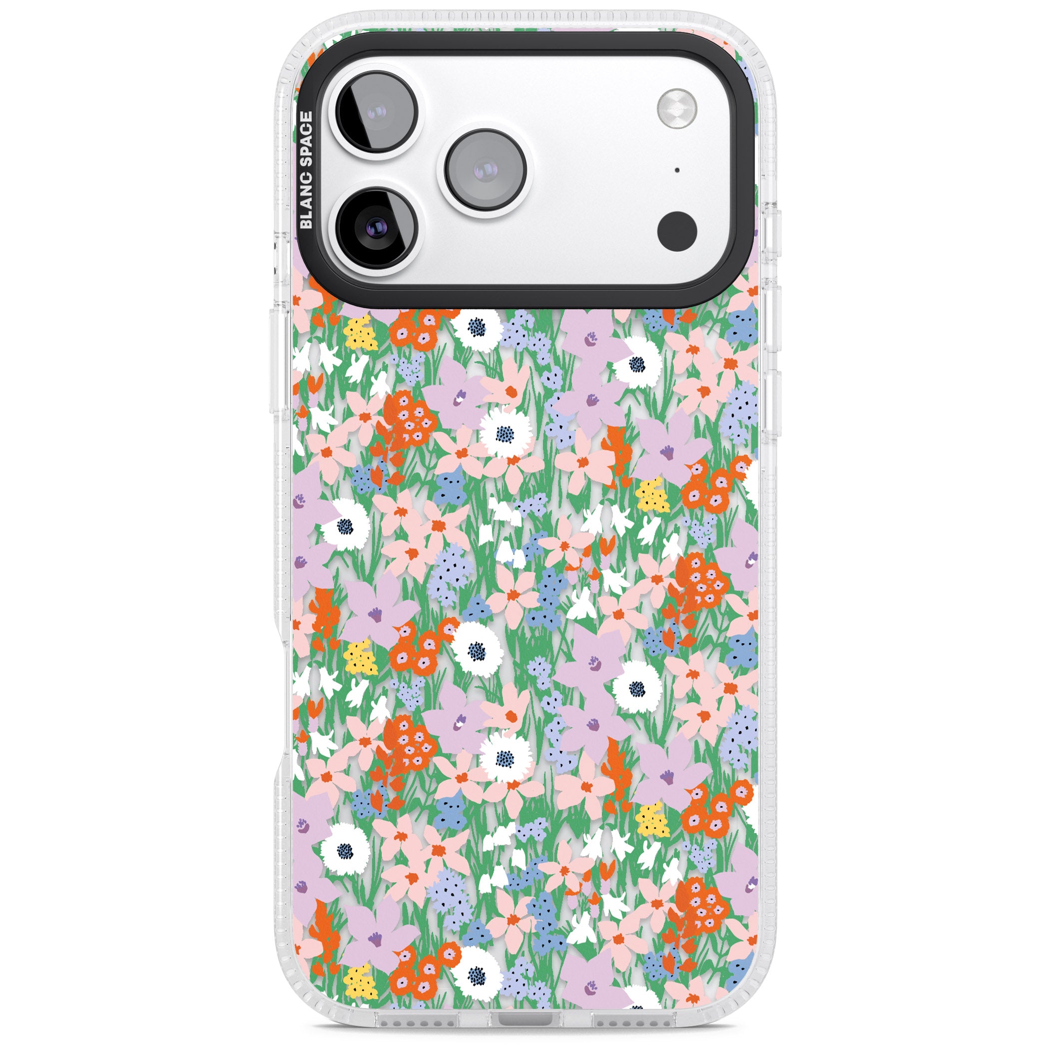 Floral Bloom Jazzy iPhone 17 Pro Impact Air Clear Phone Case