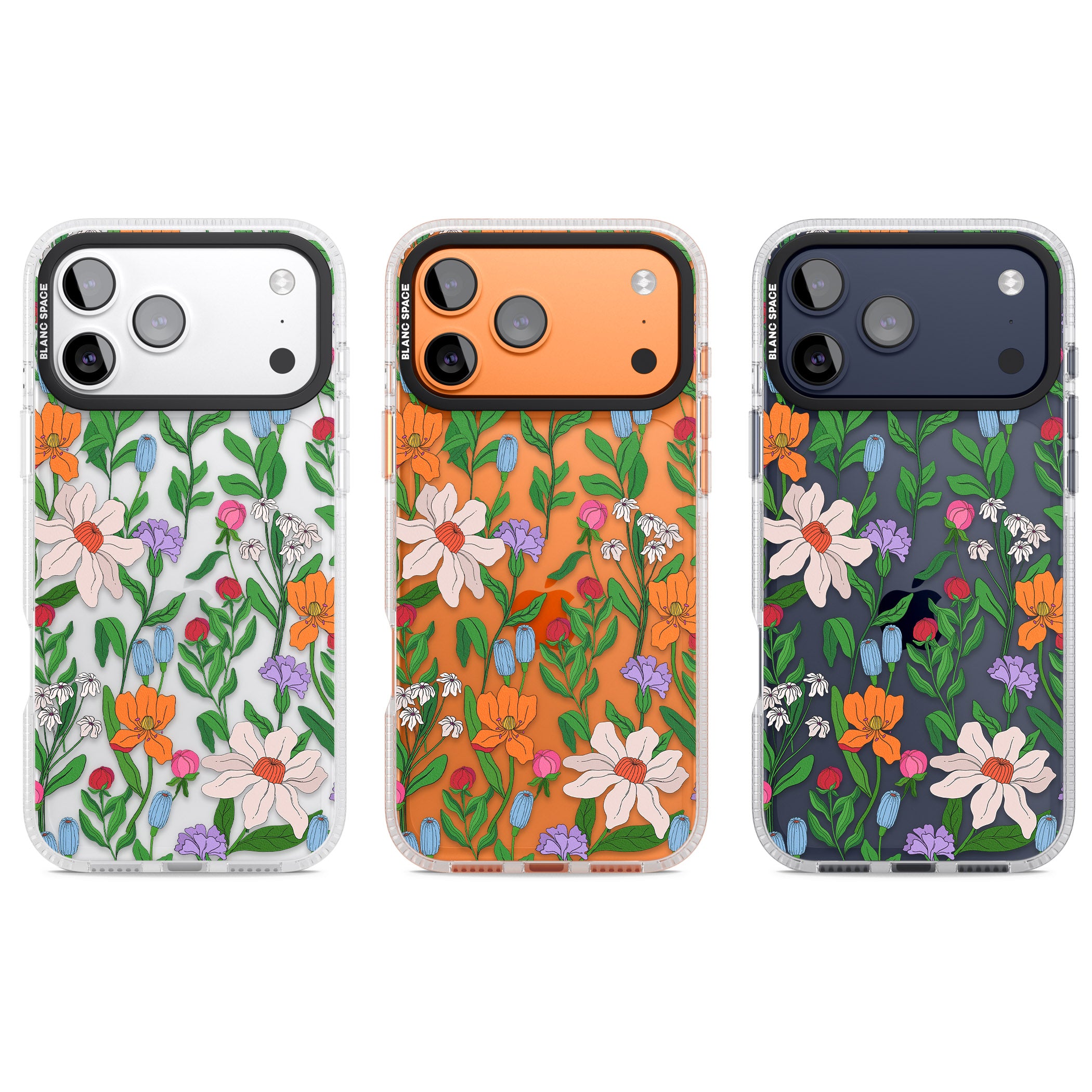 Full Bloom iPhone 17 Pro Impact Air Clear Phone Case APT Impact Protection