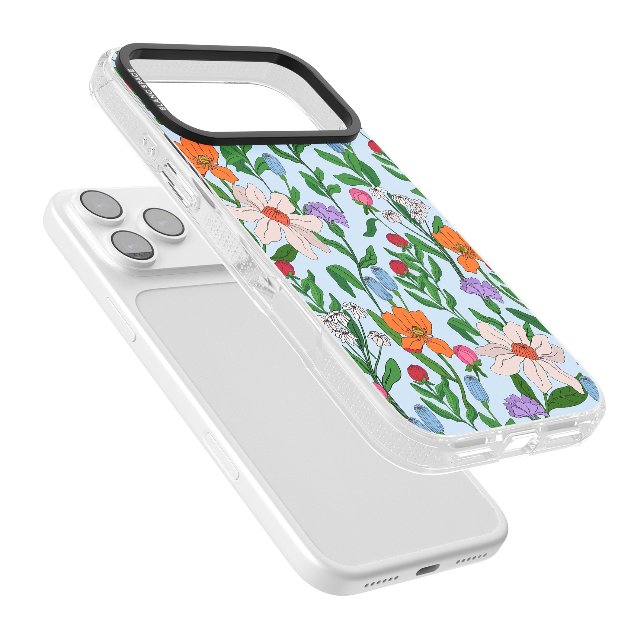 Full Bloom Background iPhone 17 Pro Impact Air Clear Phone Case Colours