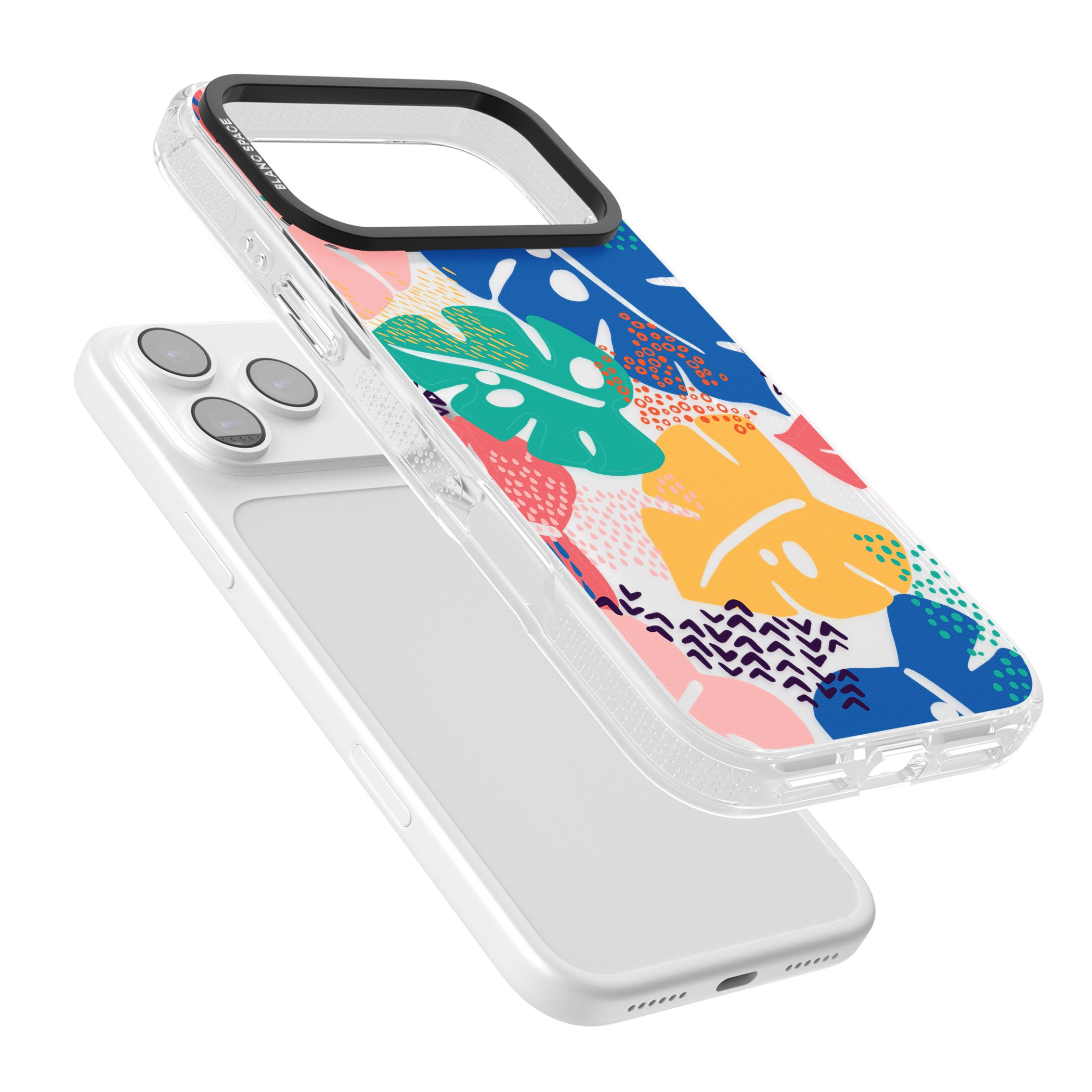 Vibrant Leaves iPhone 17 Pro Impact Air Clear Phone Case Colours