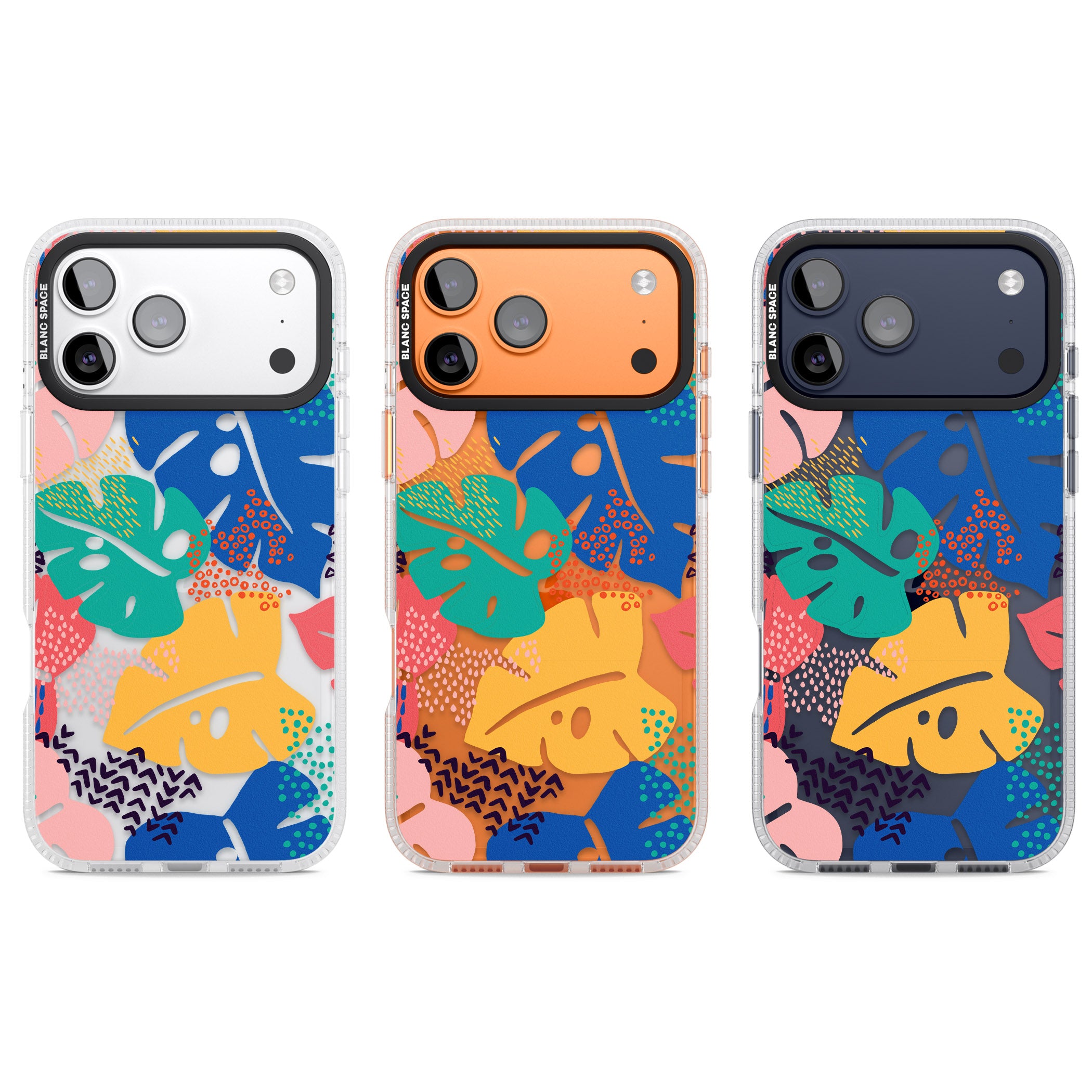 Vibrant Leaves iPhone 17 Pro Impact Air Clear Phone Case APT Impact Protection