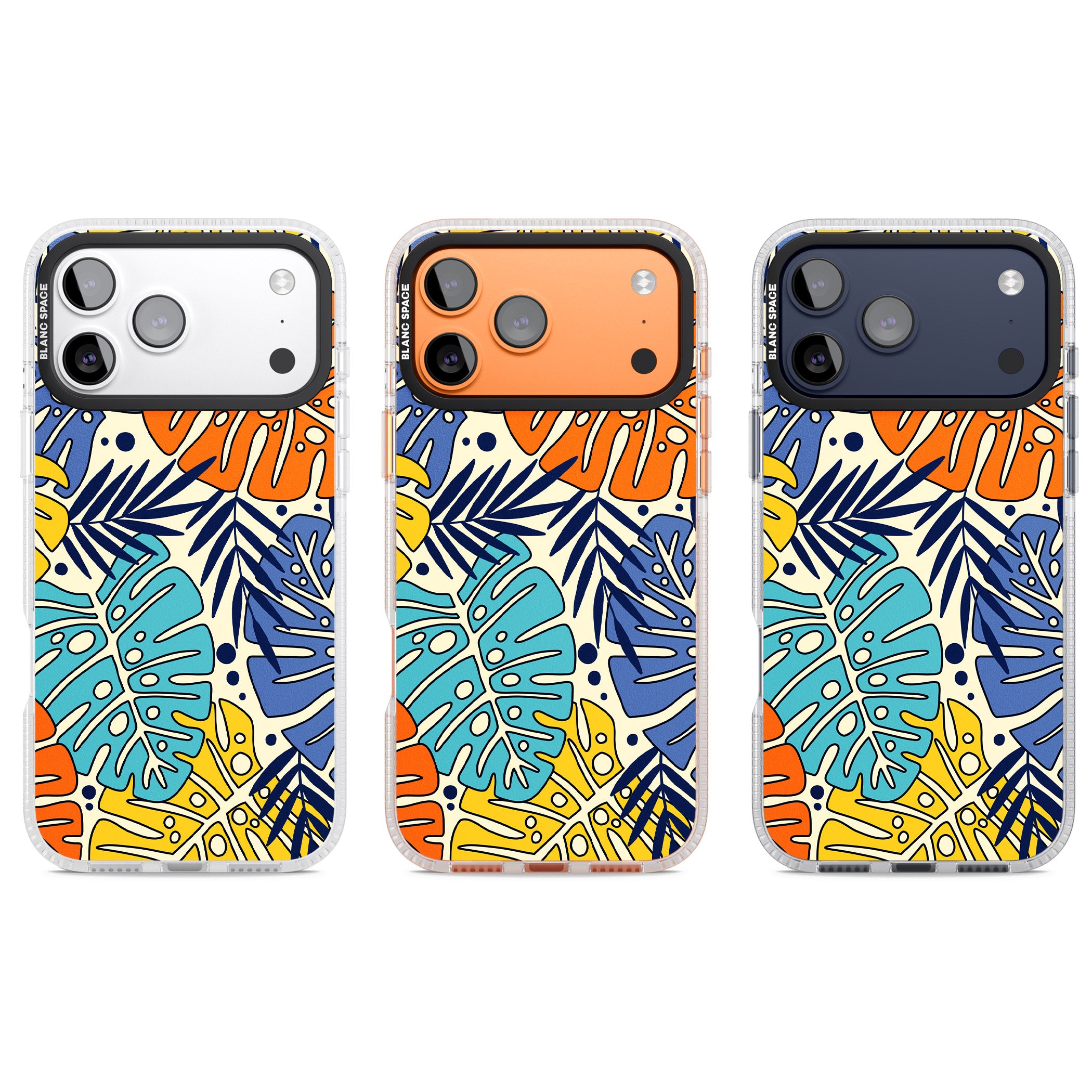 Beach Leaves iPhone 17 Pro Impact Air Clear Phone Case APT Impact Protection