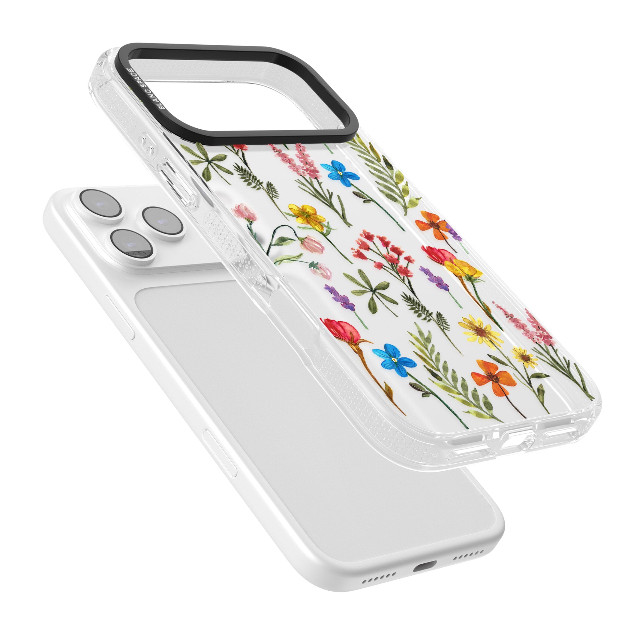 Spring Botanicals iPhone 17 Pro Impact Air Clear Phone Case Colours