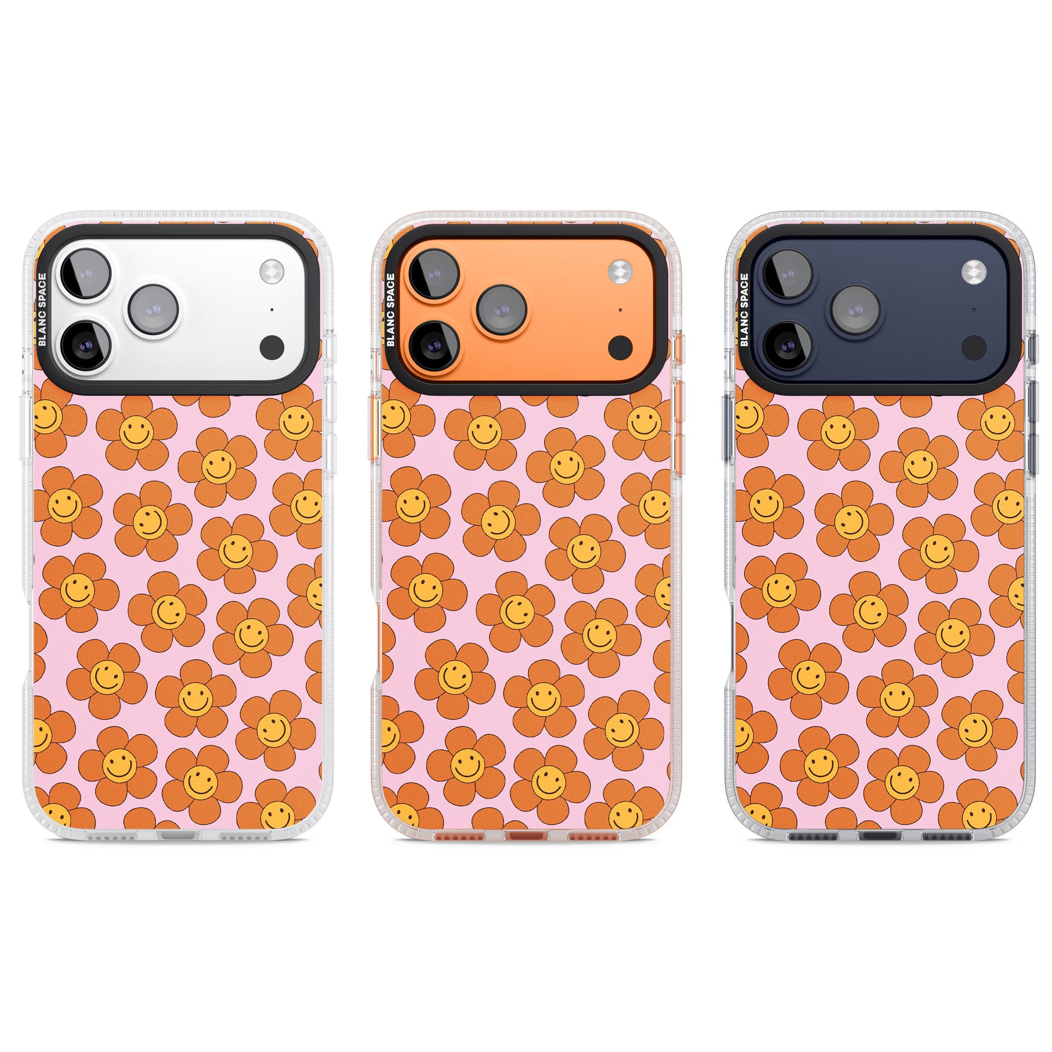 Floral Smiles iPhone 17 Pro Impact Air Clear Phone Case APT Impact Protection