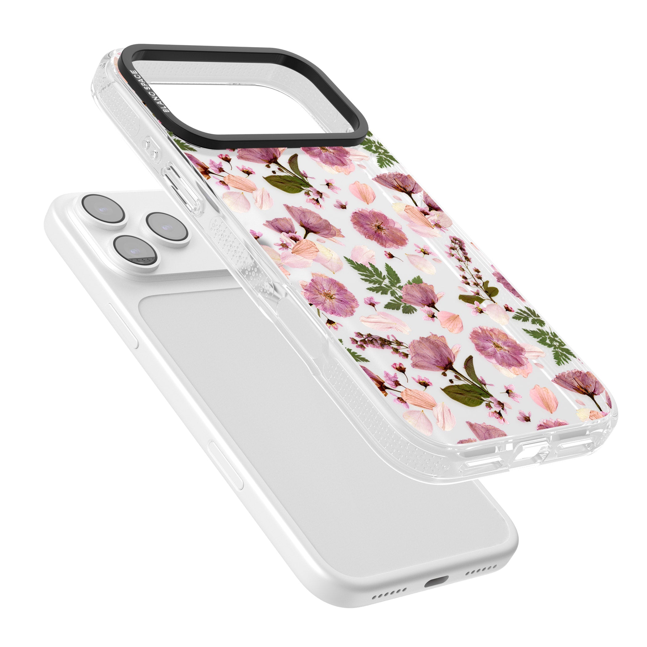 Floral Fantasy Menagerie iPhone 17 Pro Impact Air Clear Phone Case Colours