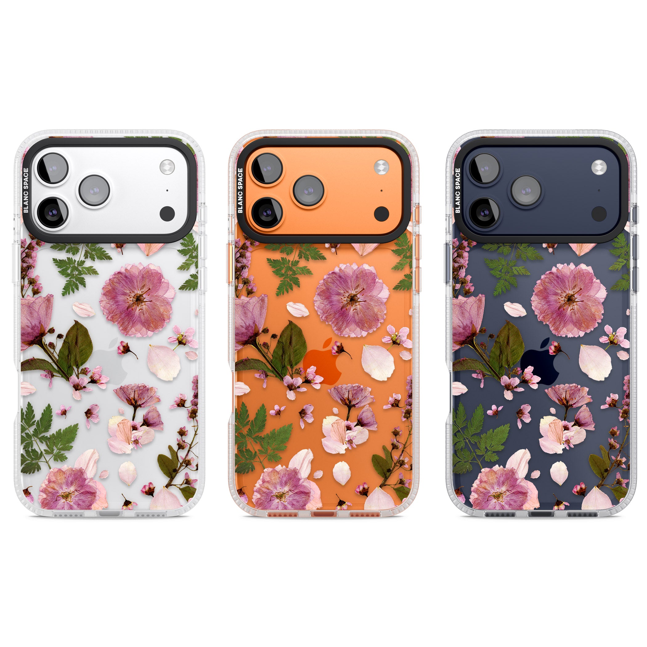 Blossom Bouquet iPhone 17 Pro Impact Air Clear Phone Case APT Impact Protection