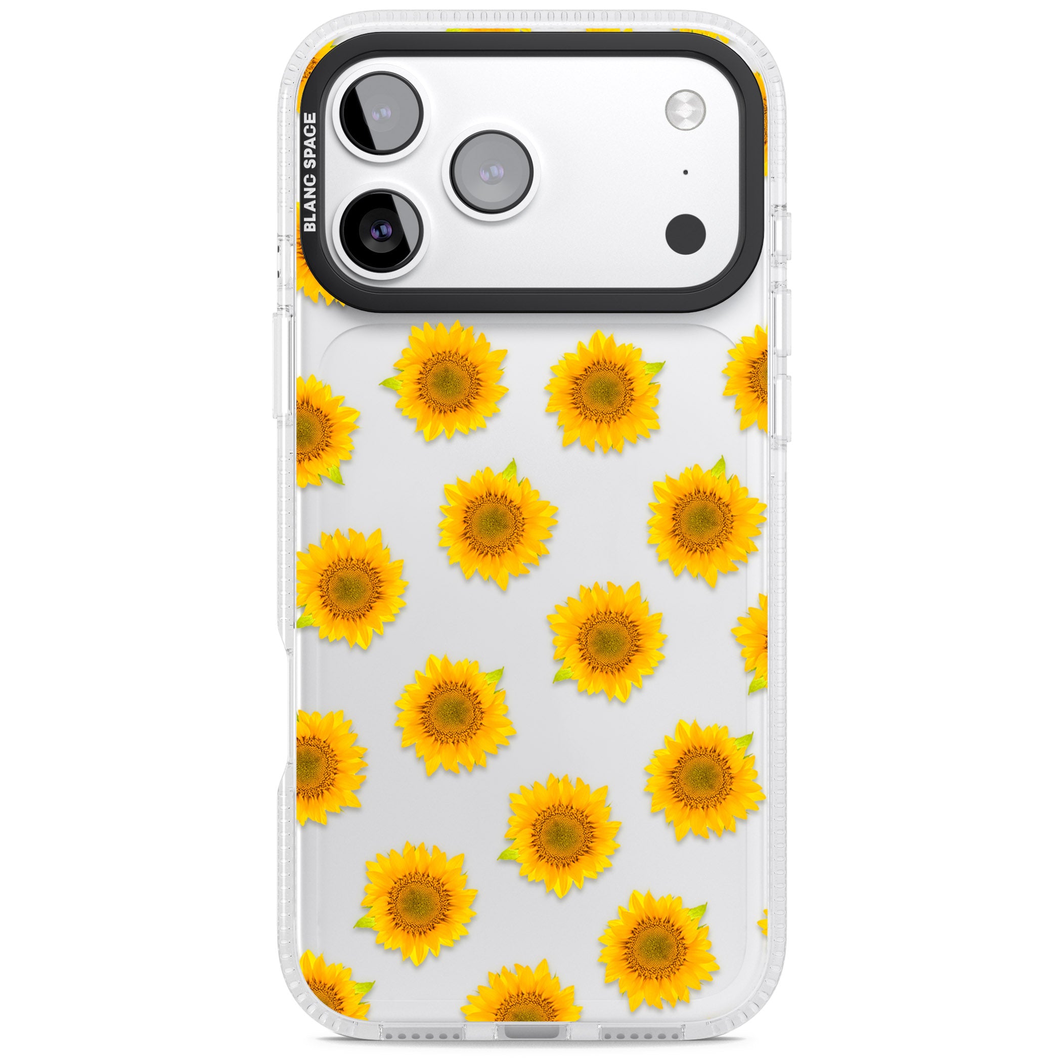 Sunflower Flourish iPhone 17 Pro Impact Air Clear Phone Case