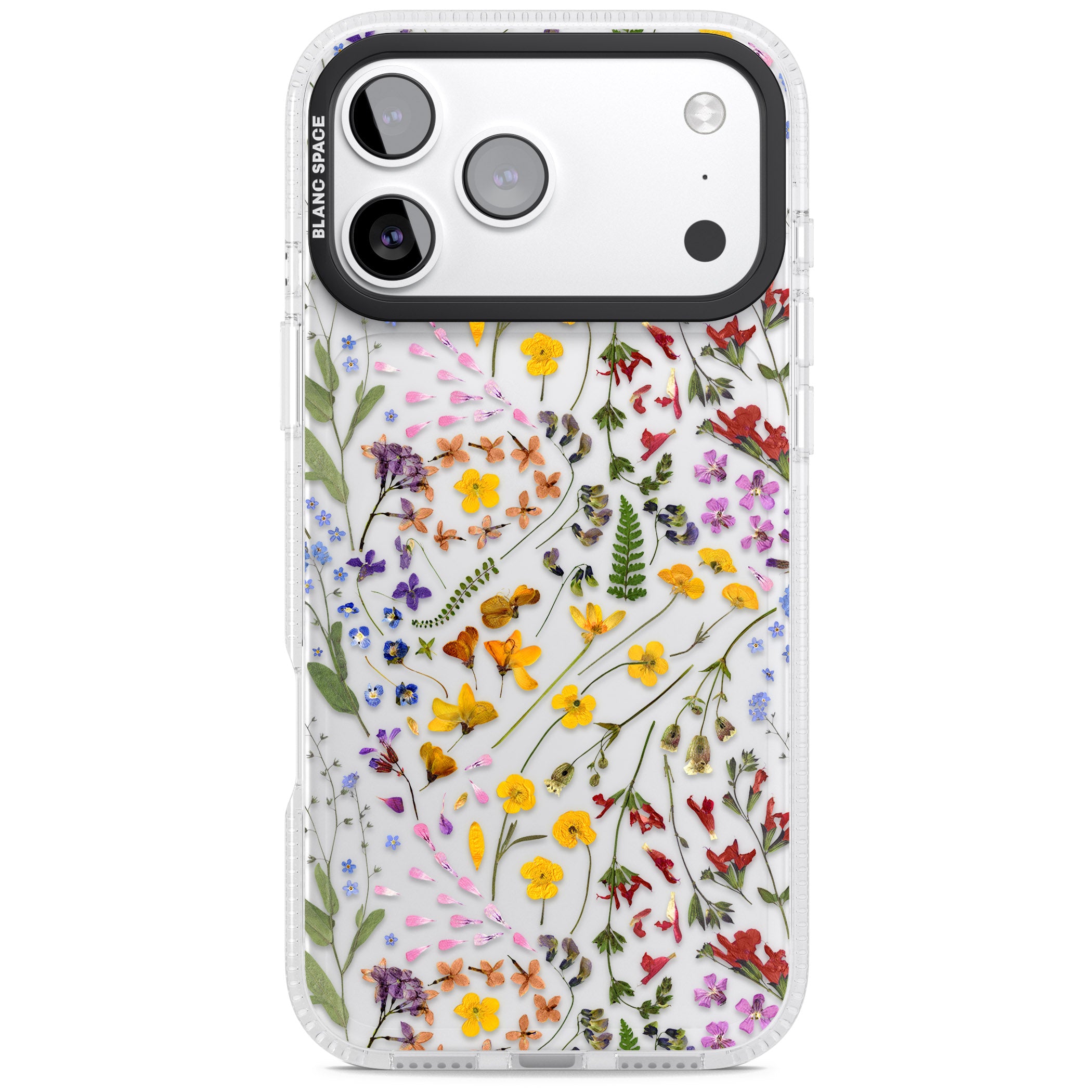 Wildflower iPhone 17 Pro Impact Air Clear Phone Case