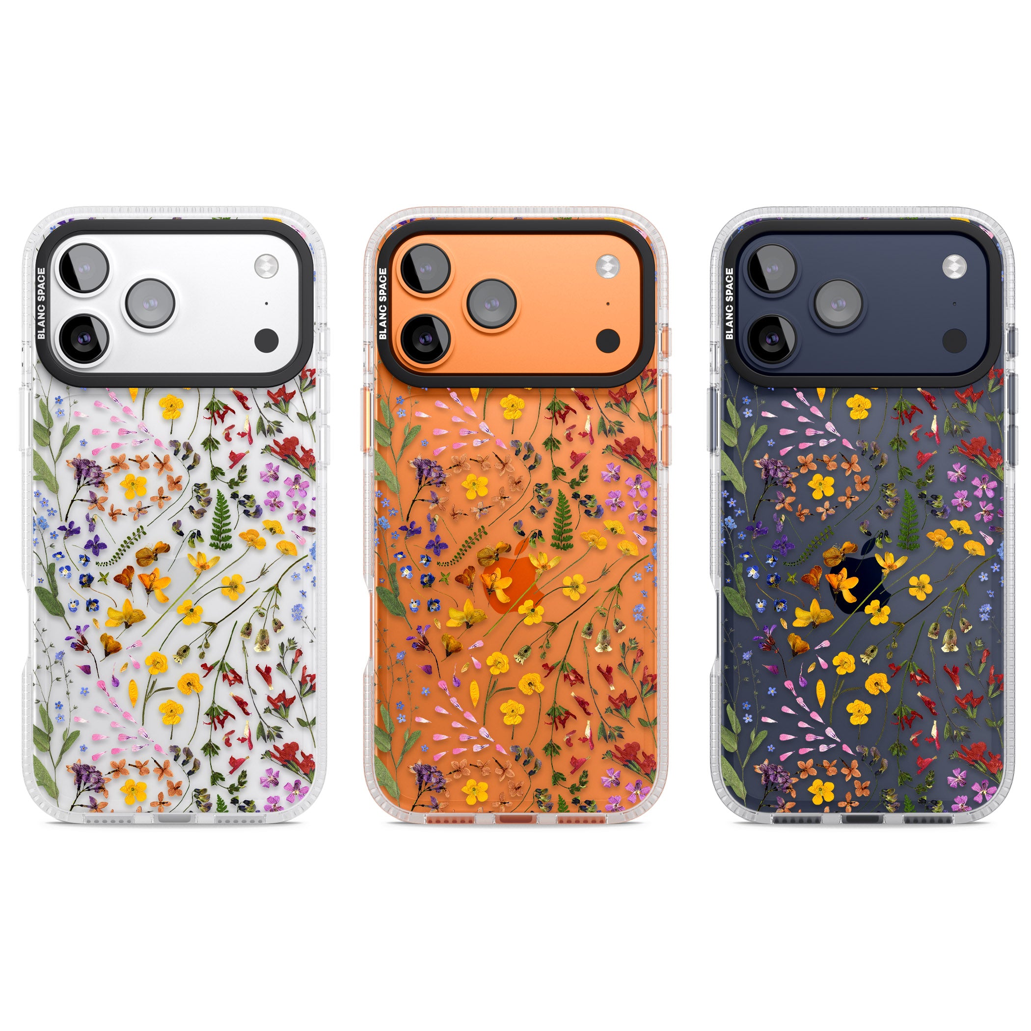 Wildflower iPhone 17 Pro Impact Air Clear Phone Case APT Impact Protection