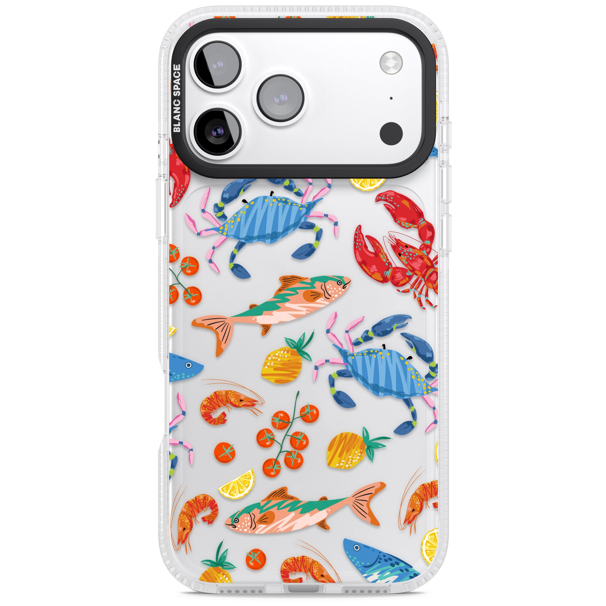 Vibrant Sealife iPhone 17 Pro Impact Air Clear Phone Case
