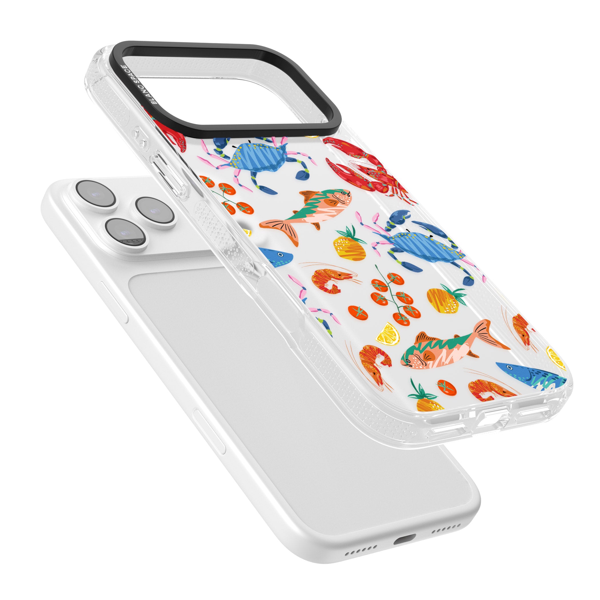 Vibrant Sealife iPhone 17 Pro Impact Air Clear Phone Case Colours