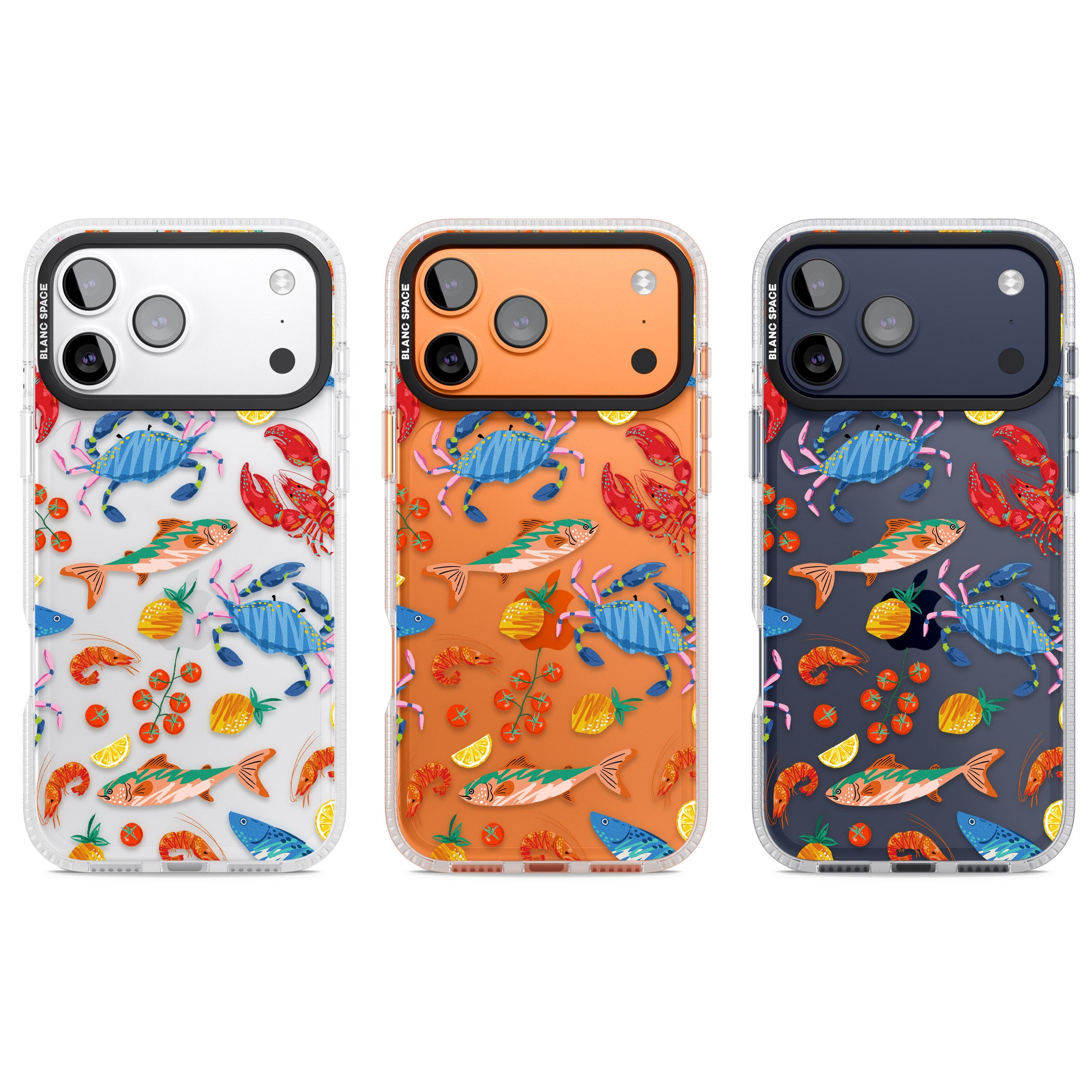 Vibrant Sealife iPhone 17 Pro Impact Air Clear Phone Case APT Impact Protection