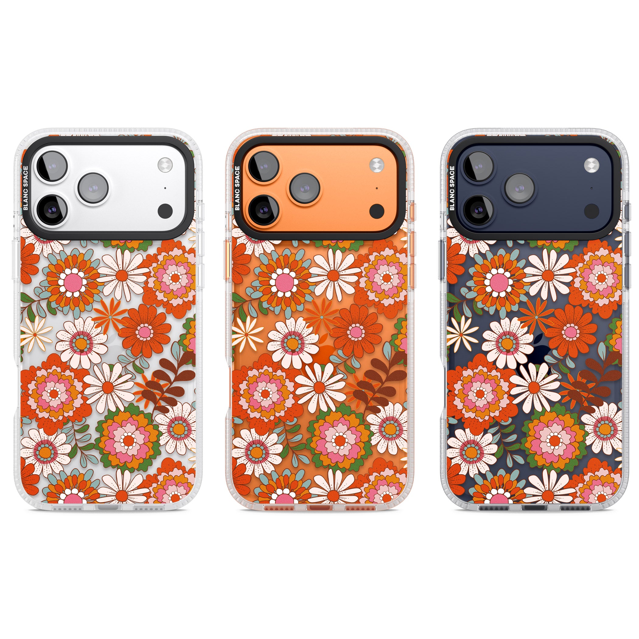 Seventies Bloom iPhone 17 Pro Impact Air Clear Phone Case APT Impact Protection