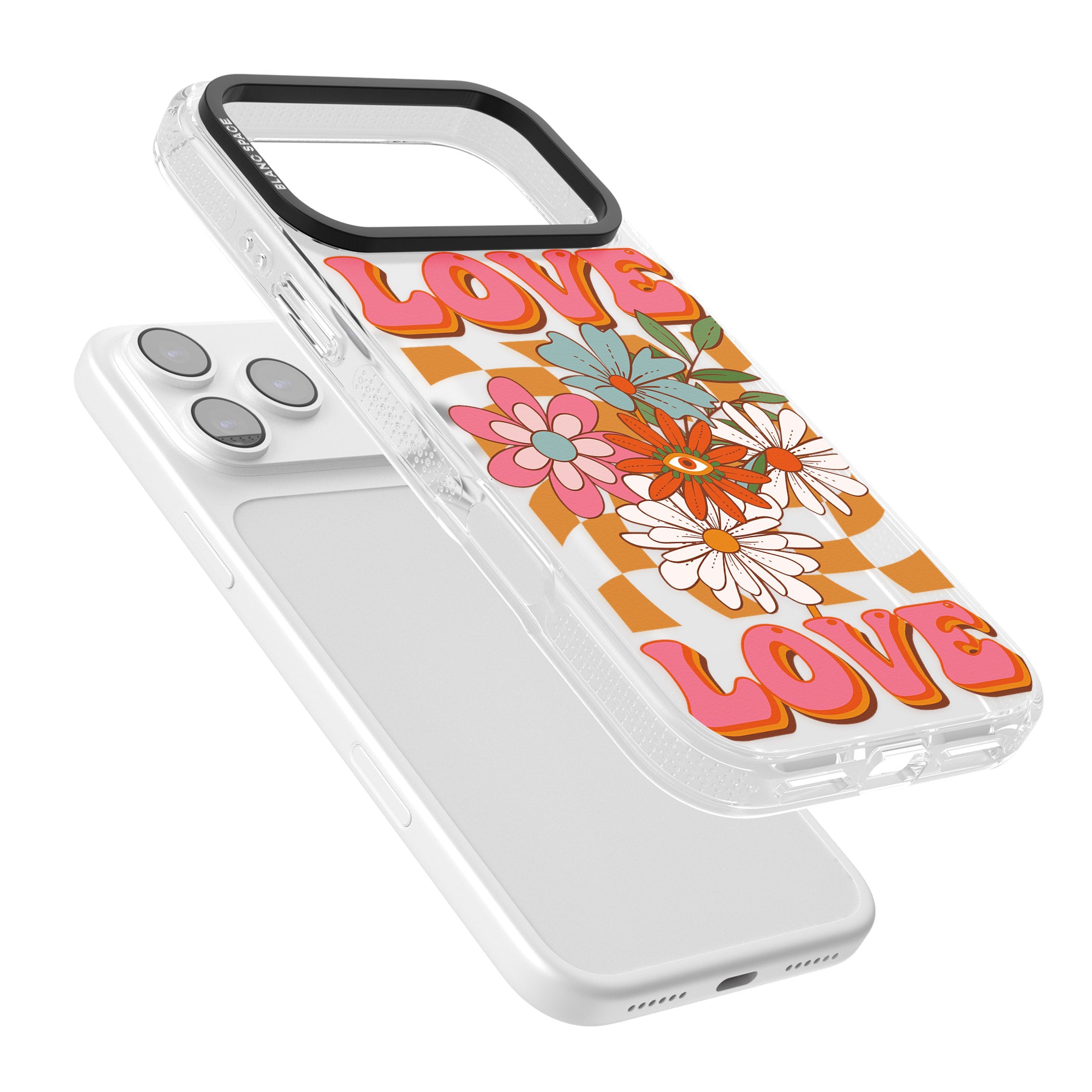 Love Bloom iPhone 17 Pro Impact Air Clear Phone Case Colours
