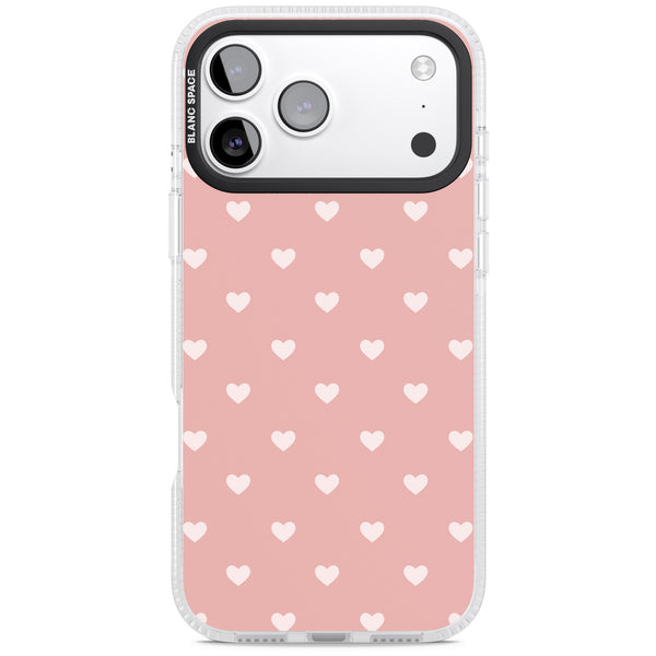 Small Heart Pattern: Pink