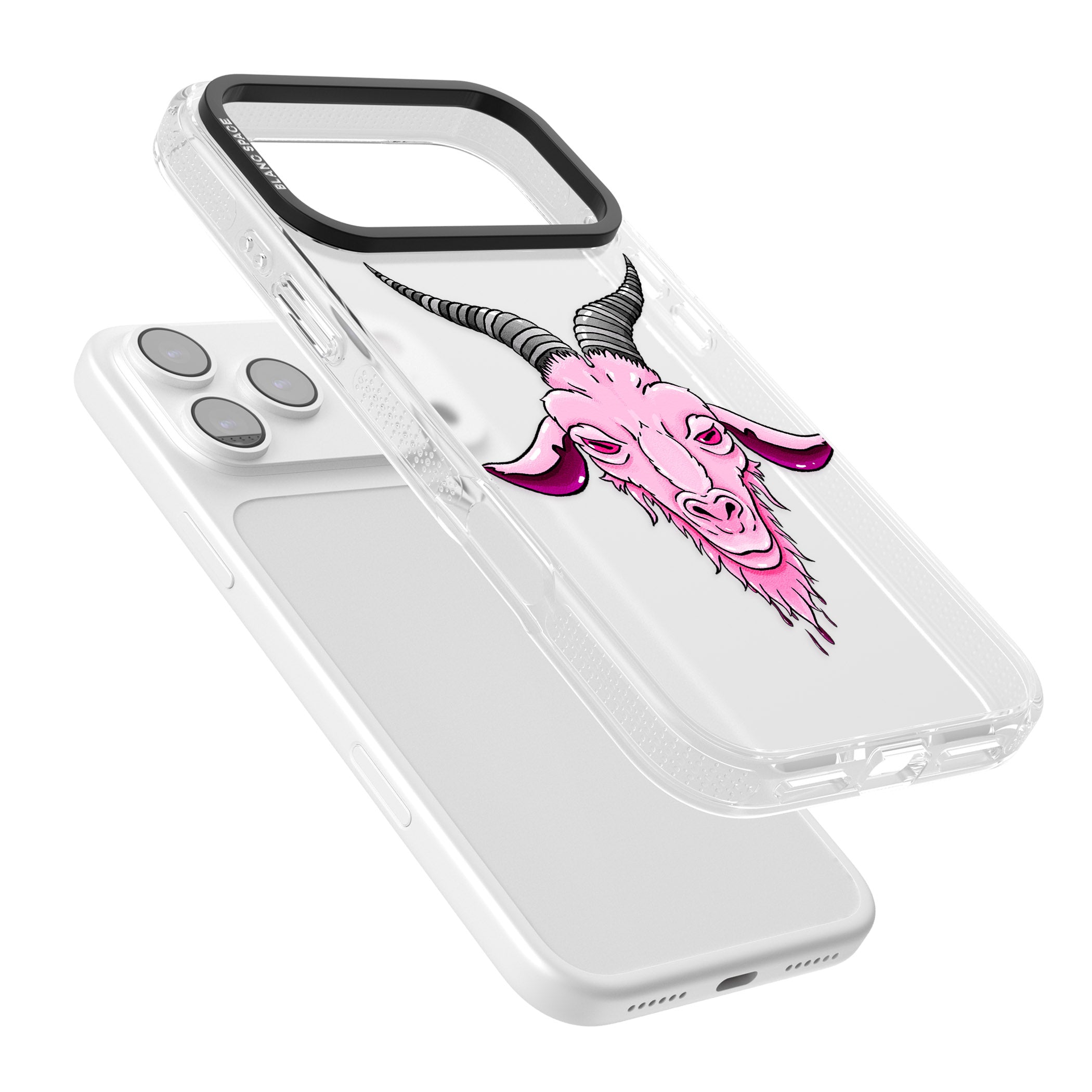 Ba Phomet iPhone 17 Pro Impact Air Clear Phone Case Colours