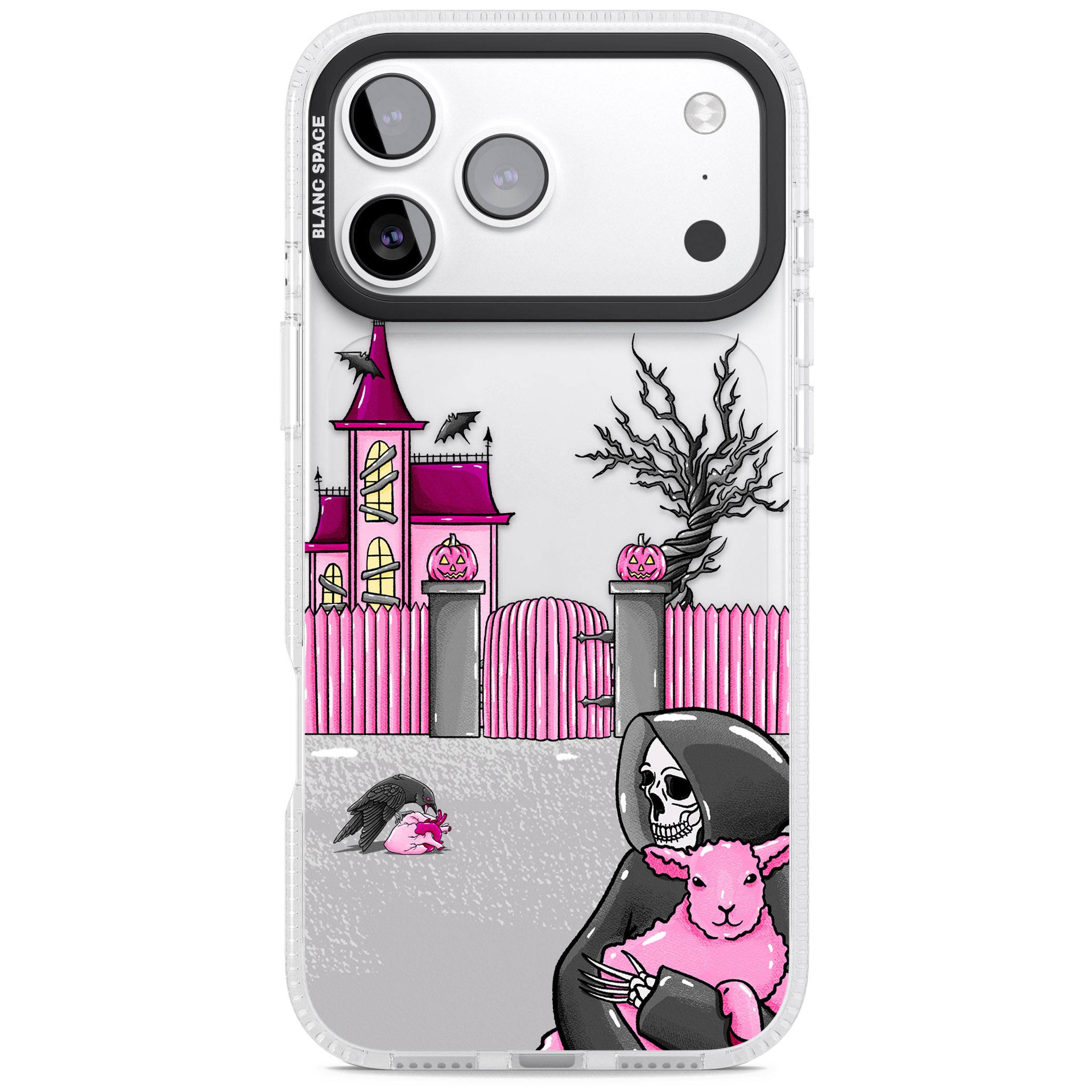 Left With My Heart iPhone 17 Pro Impact Air Clear Phone Case