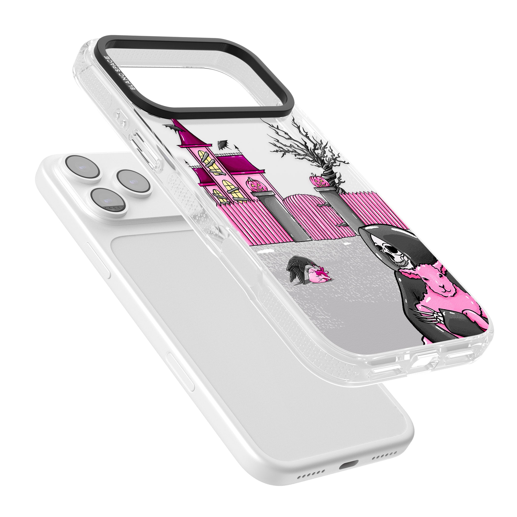 Left With My Heart iPhone 17 Pro Impact Air Clear Phone Case Colours