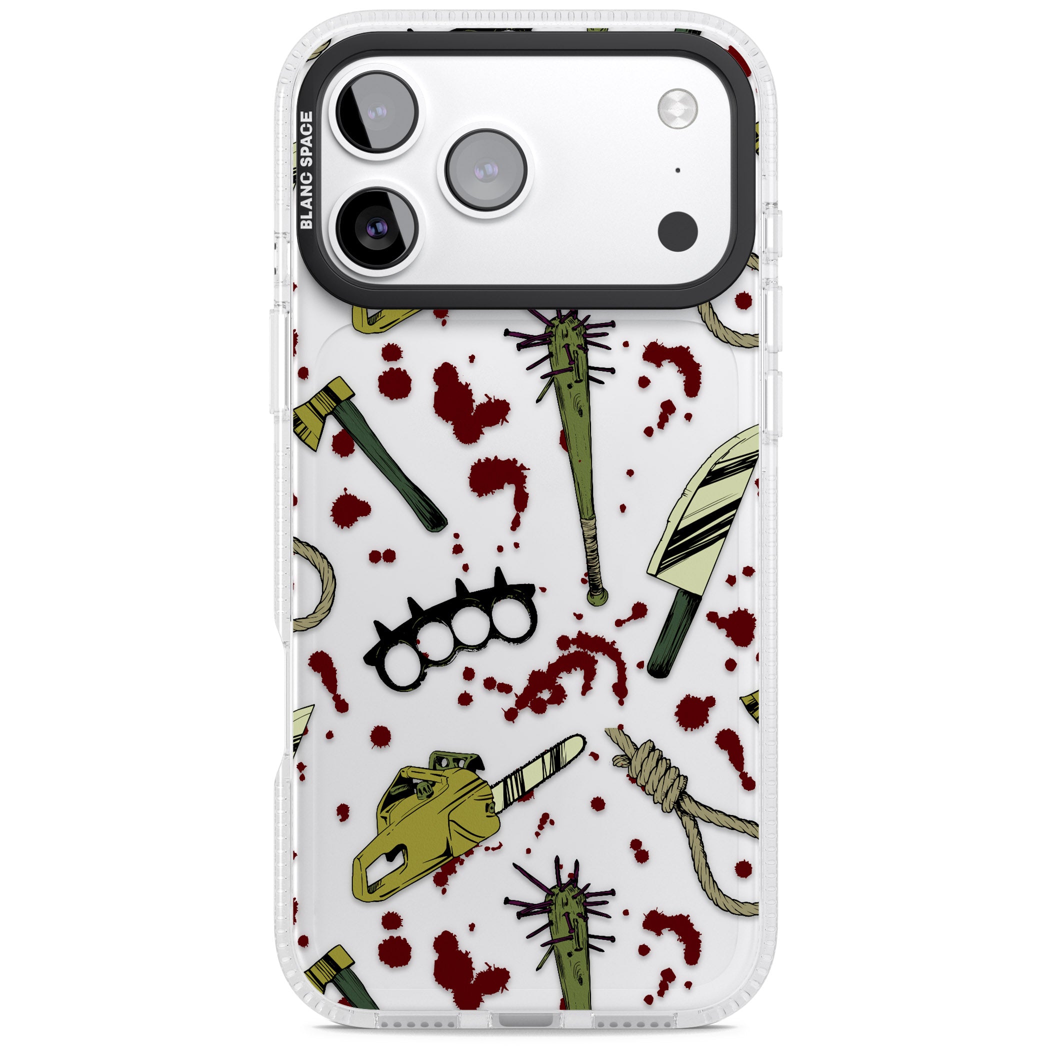Movie Massacre iPhone 17 Pro Impact Air Clear Phone Case
