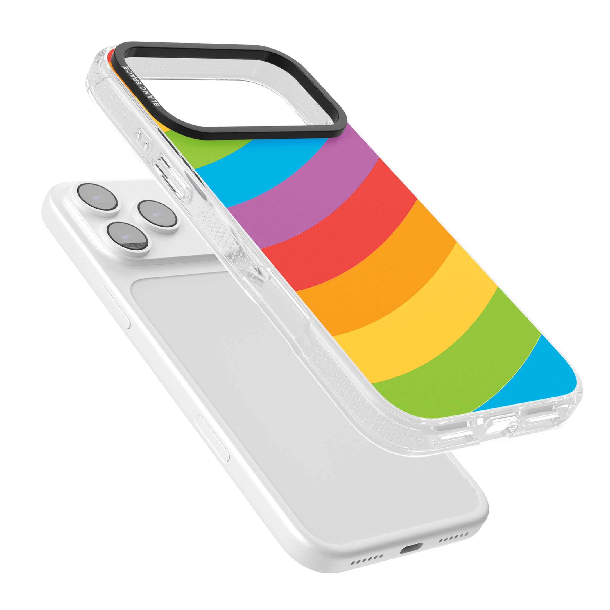 Lucky Rainbow iPhone 17 Pro Impact Air Clear Phone Case Colours