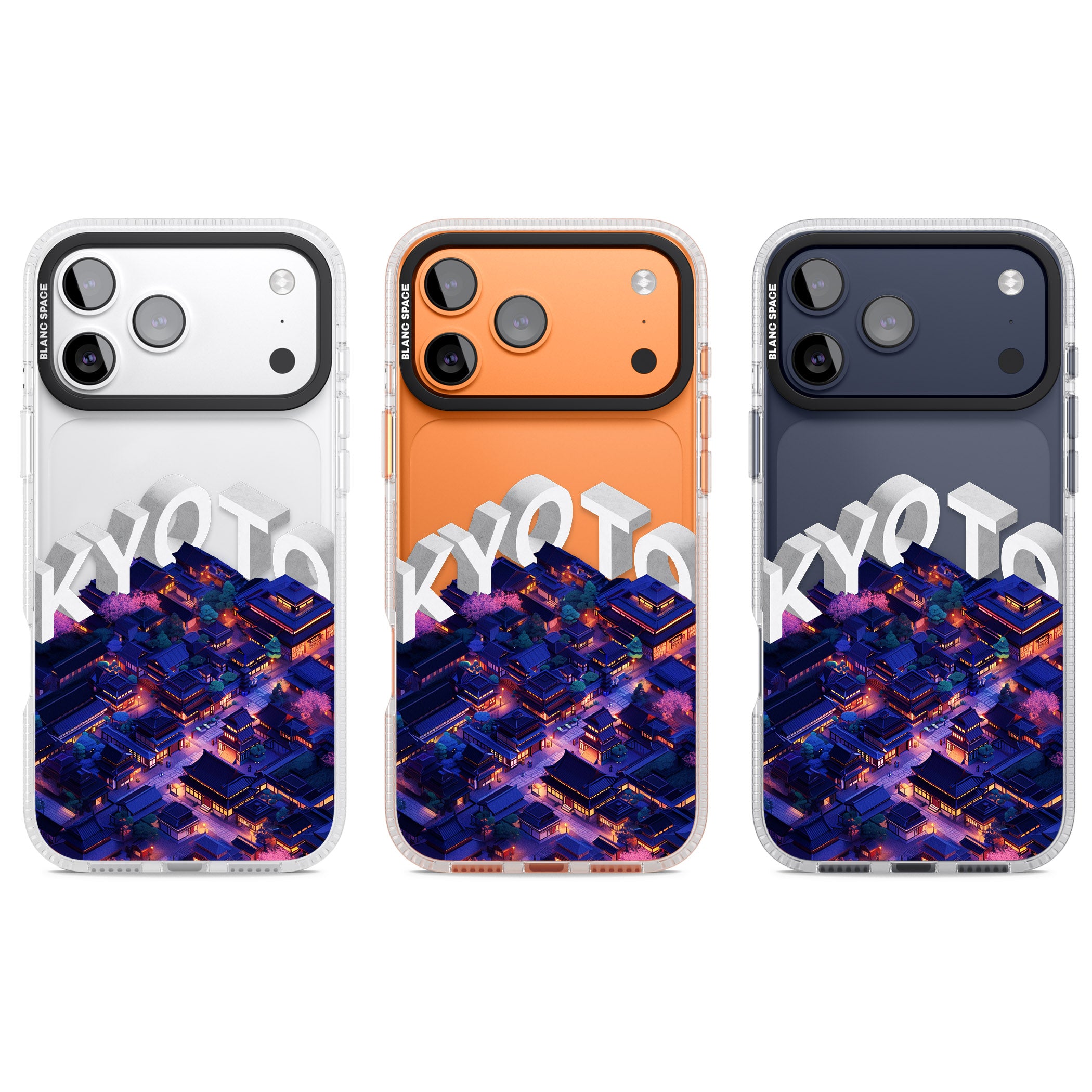 Kyoto iPhone 17 Pro Impact Air Clear Phone Case APT Impact Protection