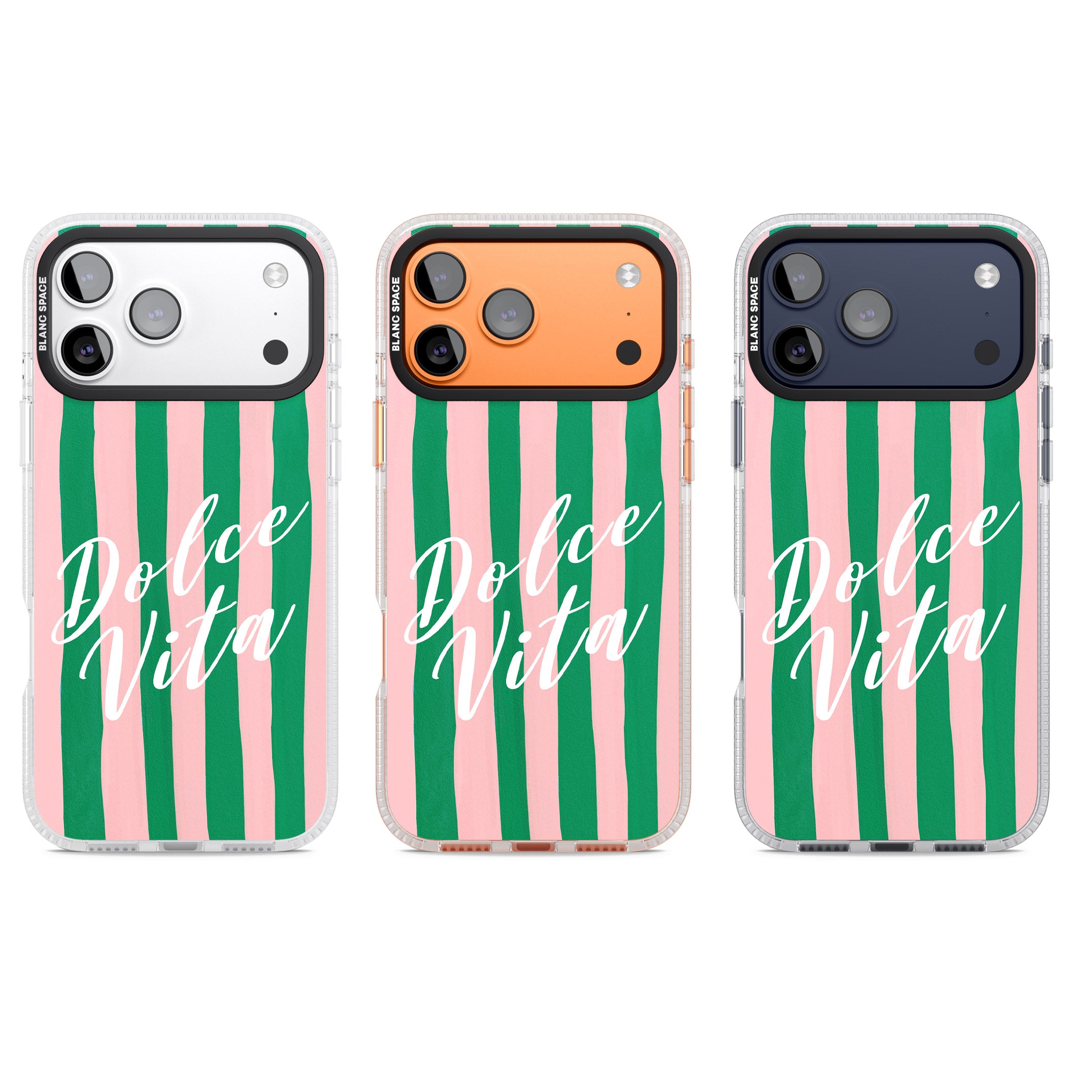 Dolce Vita iPhone 17 Pro Impact Air Clear Phone Case APT Impact Protection