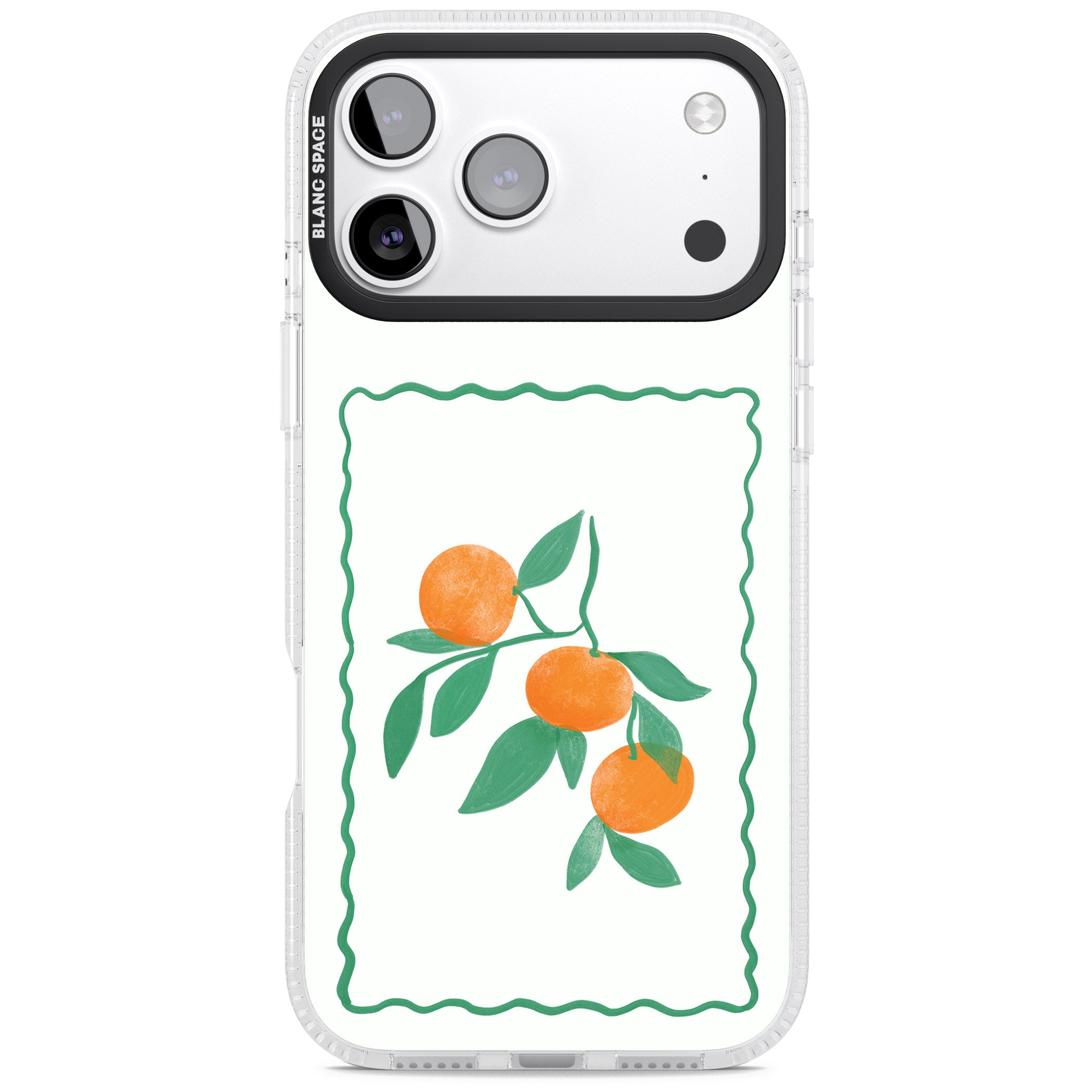 Italian Oranges iPhone 17 Pro Impact Air Clear Phone Case