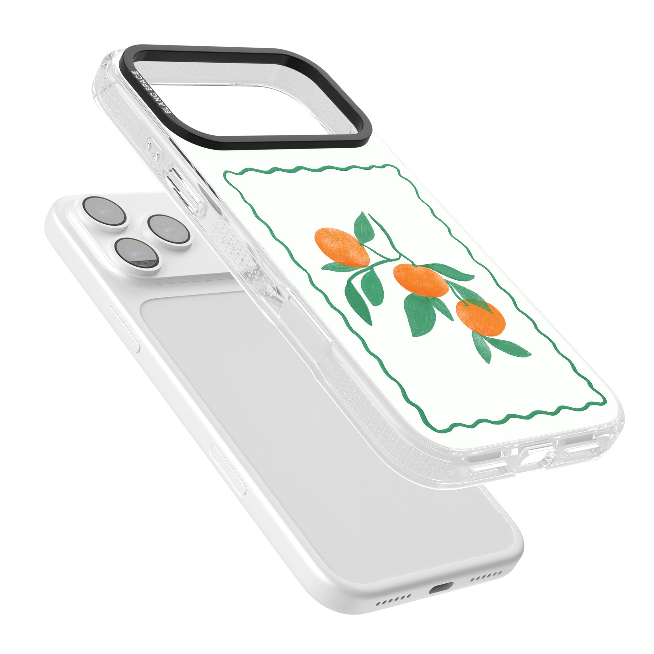 Italian Oranges iPhone 17 Pro Impact Air Clear Phone Case Colours