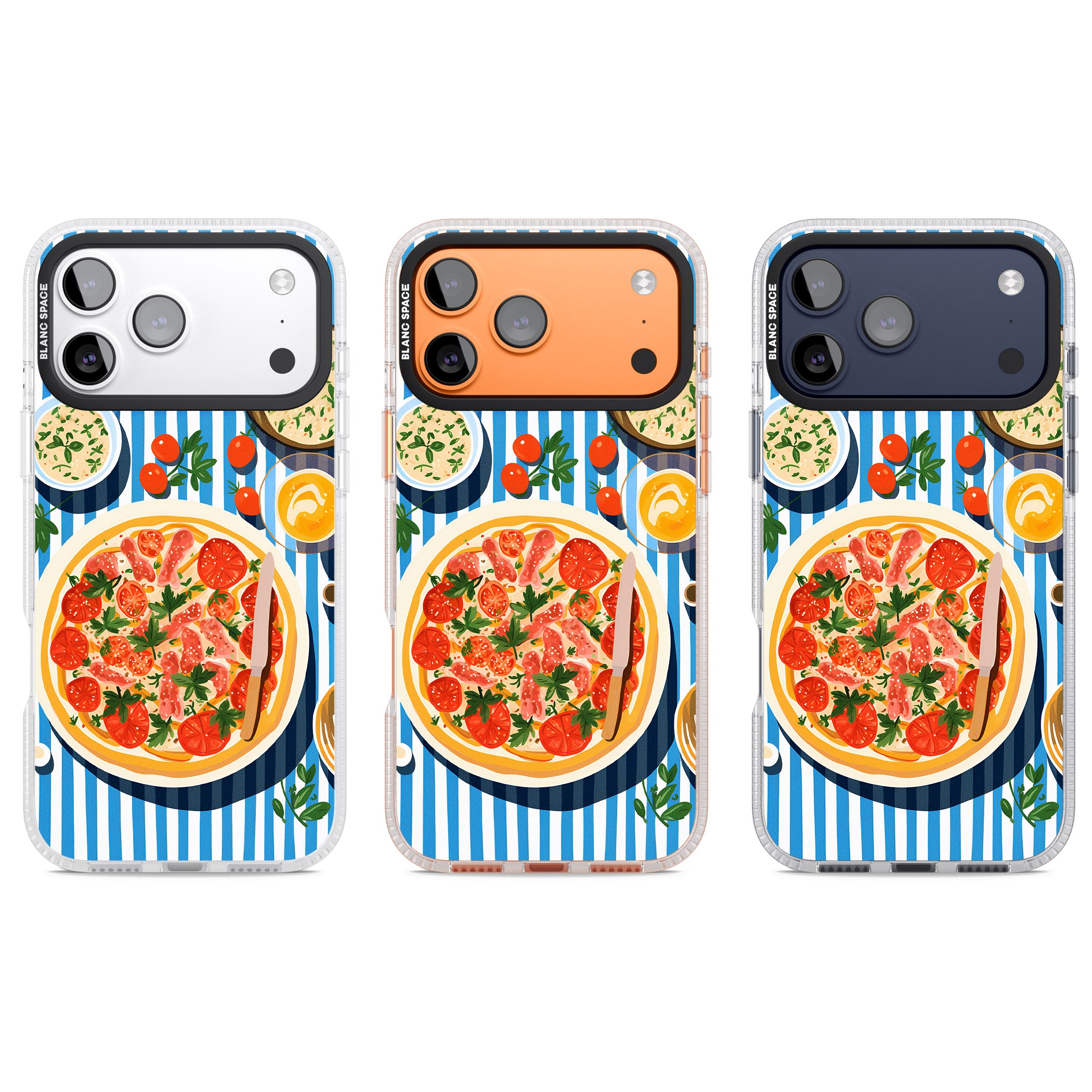 Italian Platter iPhone 17 Pro Impact Air Clear Phone Case APT Impact Protection