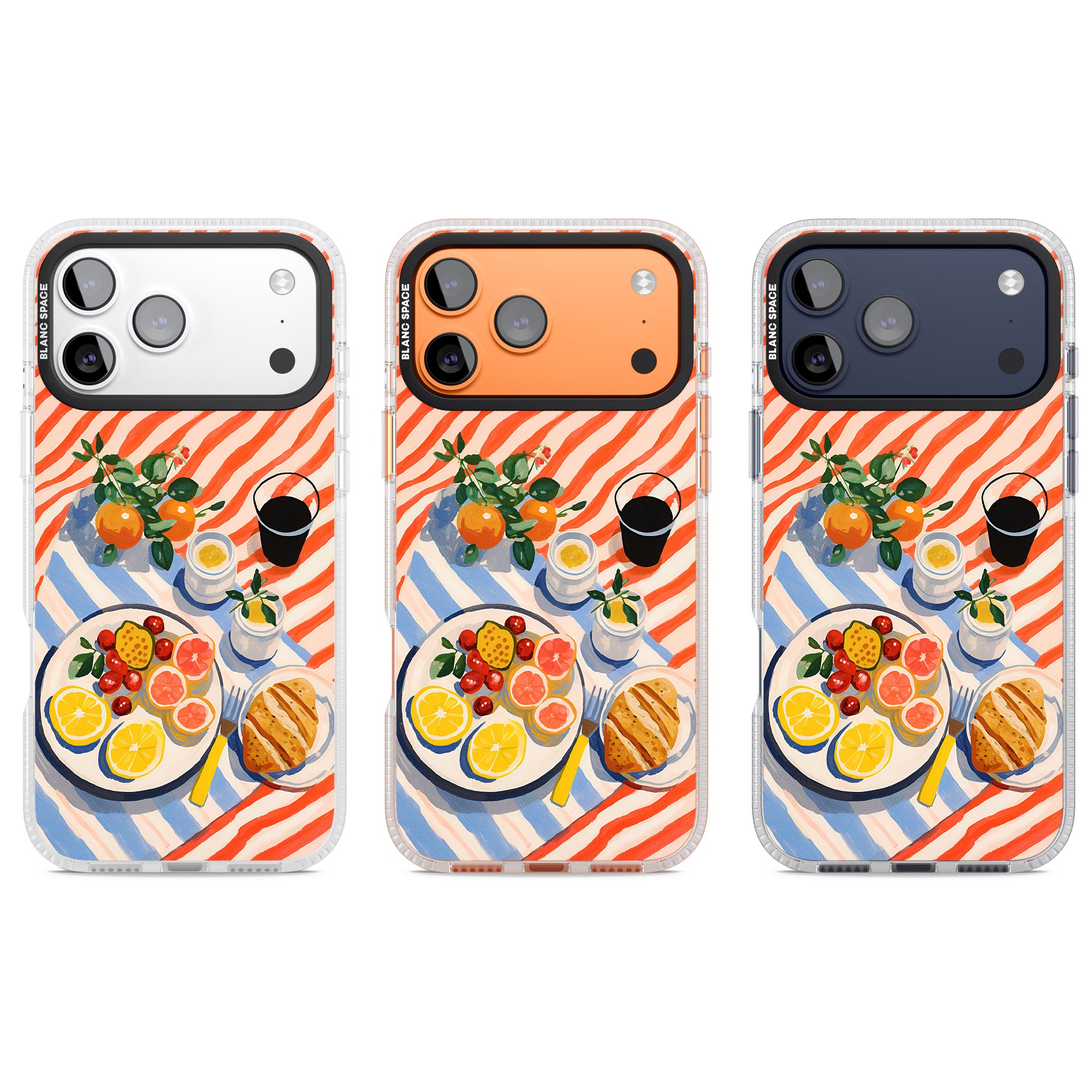 Citrus Picnic iPhone 17 Pro Impact Air Clear Phone Case APT Impact Protection
