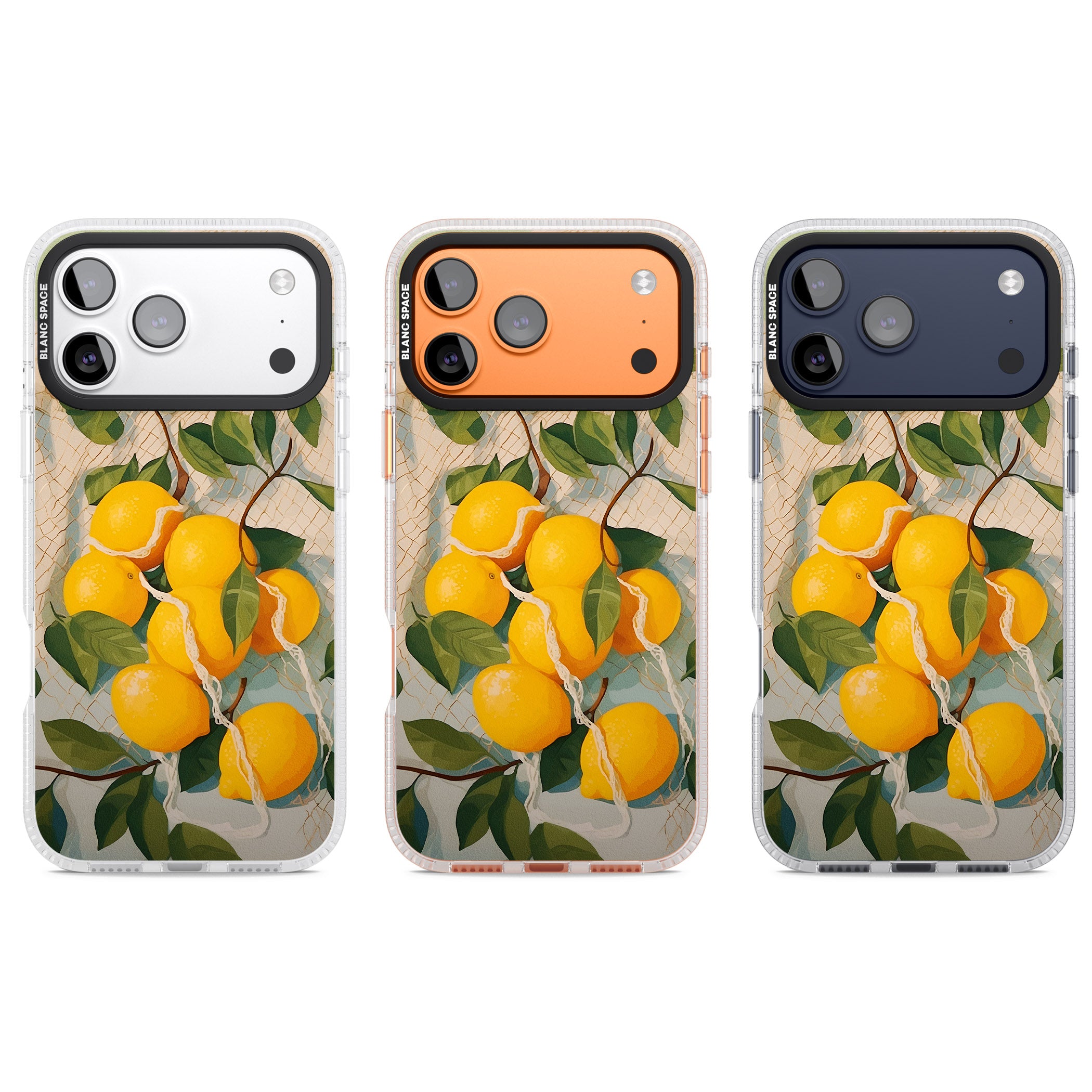 Lemon Vines iPhone 17 Pro Impact Air Clear Phone Case APT Impact Protection