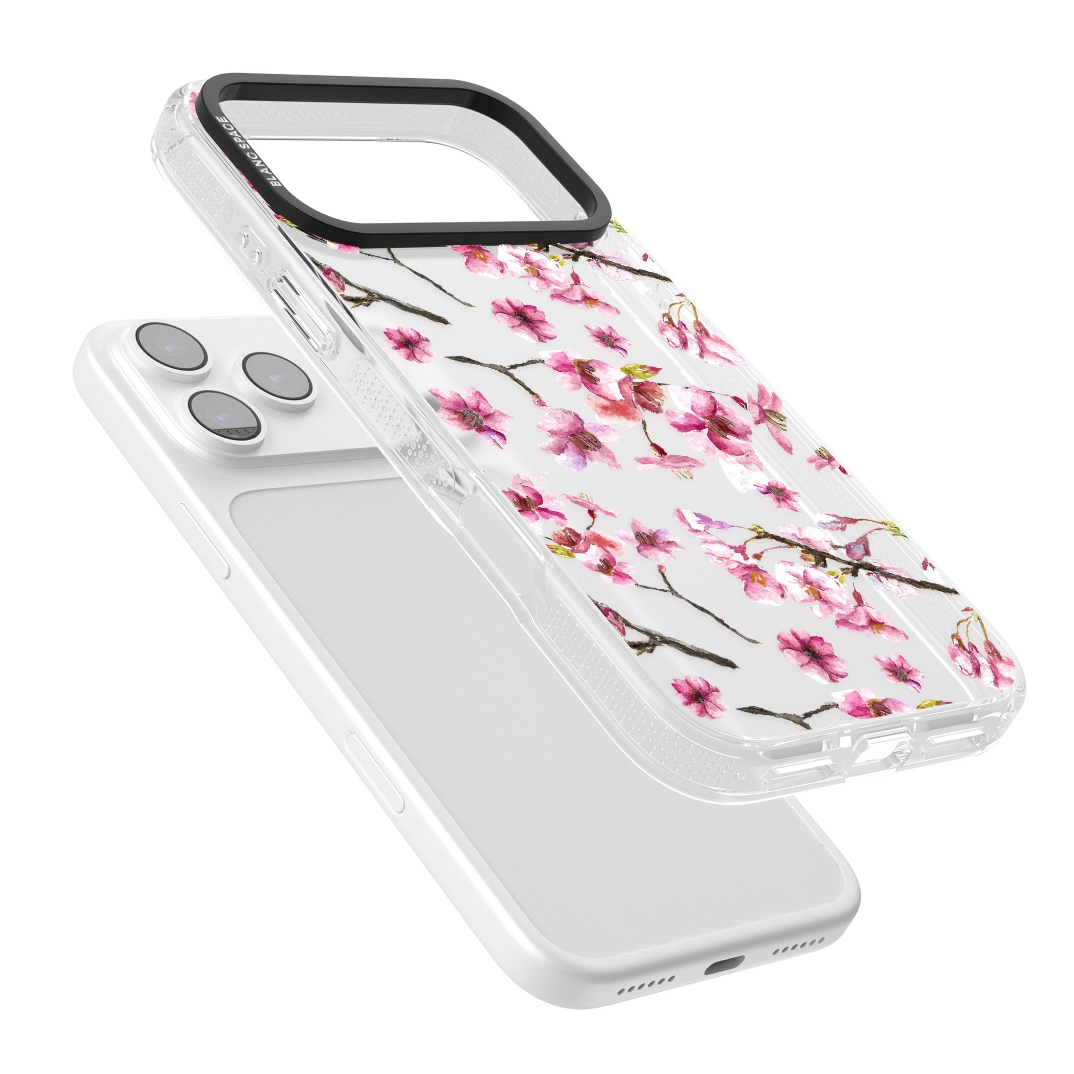 Sakura Bloom iPhone 17 Pro Impact Air Clear Phone Case Colours